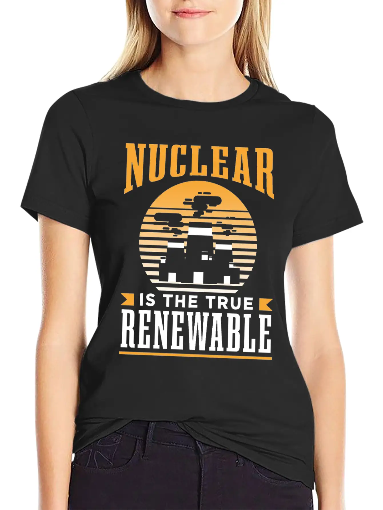 Nuclear Energy Is The True Renewable Power Atomic Essential Cotton Tee For Daily Outfits – Unisex Style