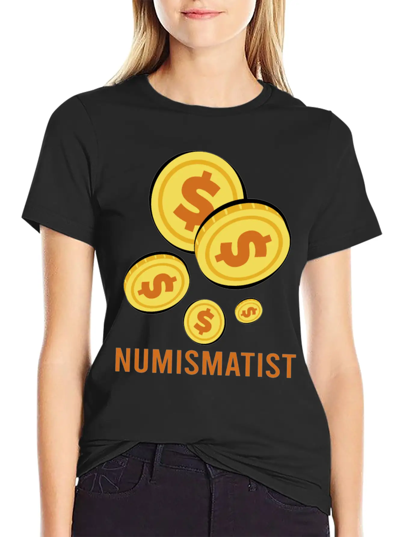 Numismatist Dad Coin Collection Unisex Casual T-Shirt – Clean Design For Daily Comfort