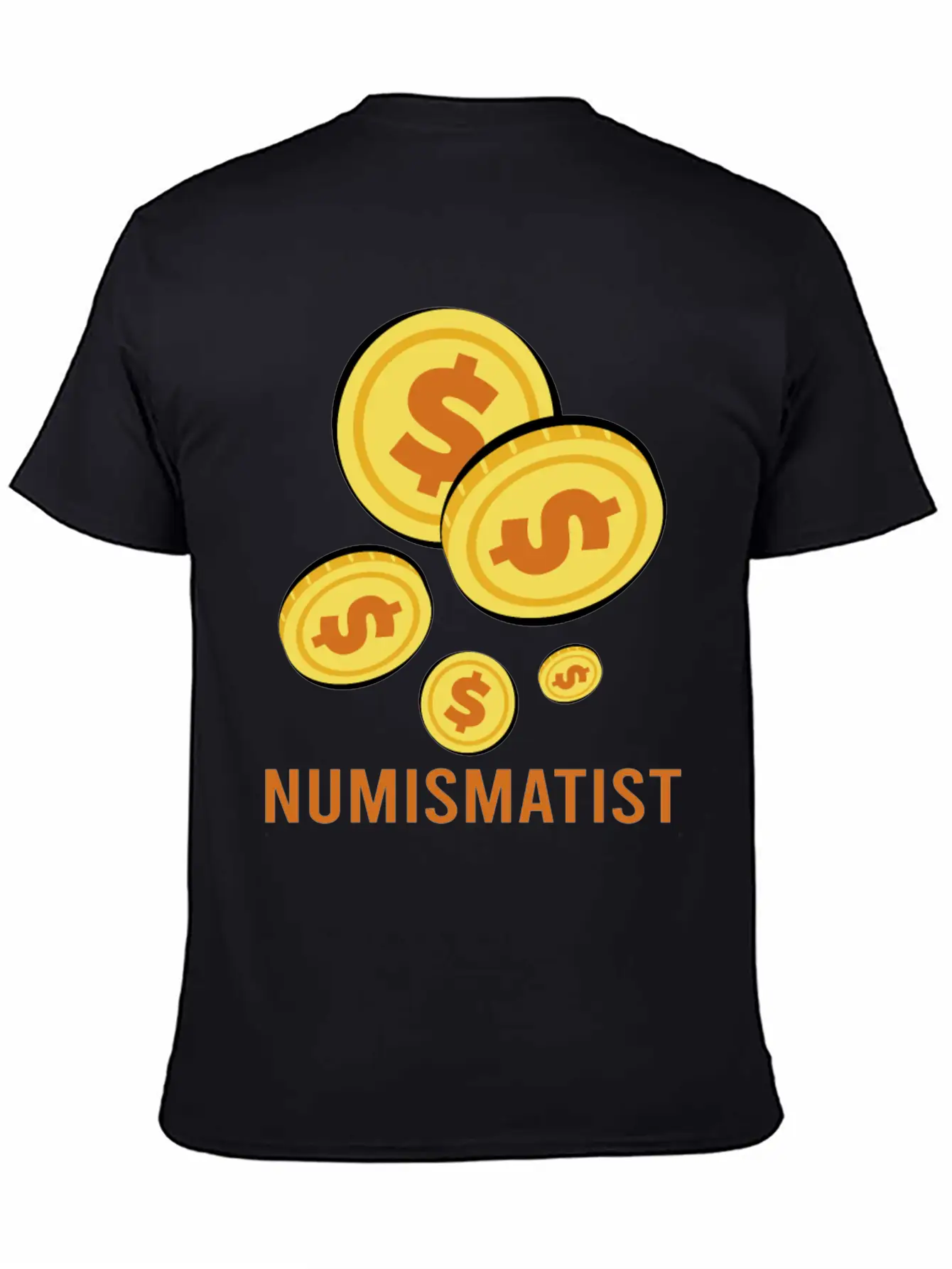 Numismatist Dad Coin Collection Unisex Casual T-Shirt – Clean Design For Daily Comfort