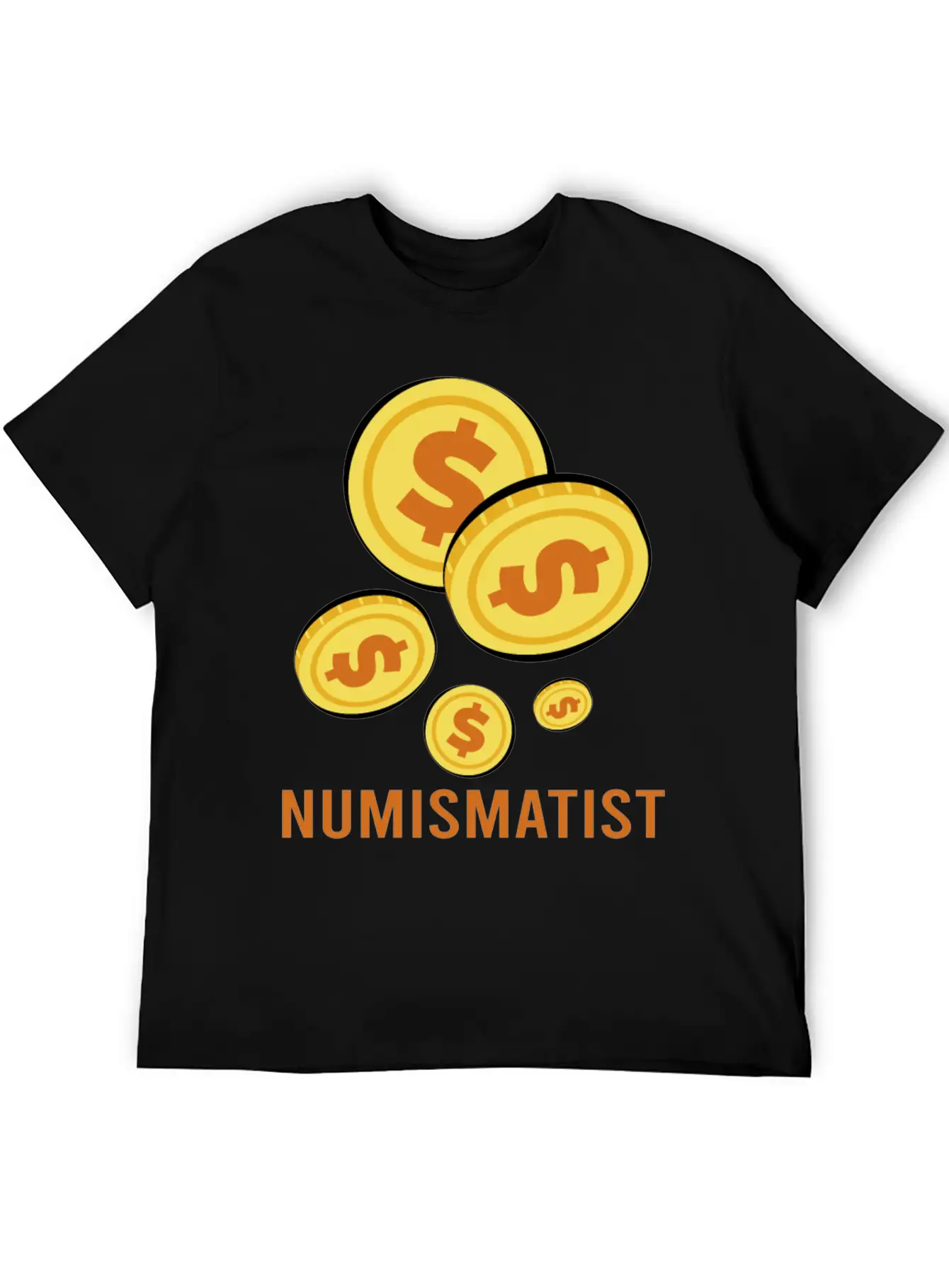 Numismatist Dad Coin Collection Unisex Casual T-Shirt – Clean Design For Daily Comfort