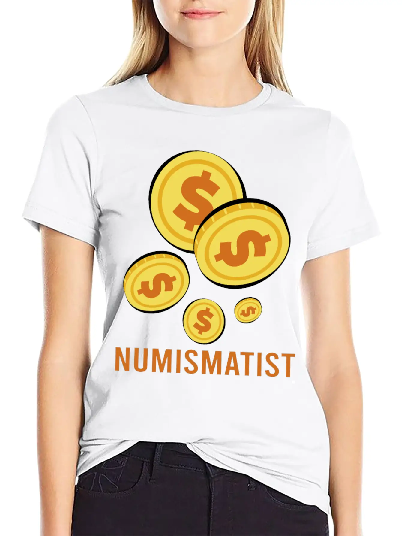 Numismatist Dad Coin Collection Unisex Casual T-Shirt – Clean Design For Daily Comfort