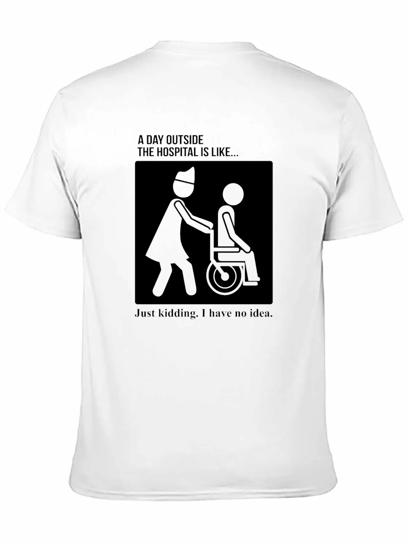 Nurse Day Outside Hospital Stylish Everyday T-Shirt – Unisex Basic Cotton Tee