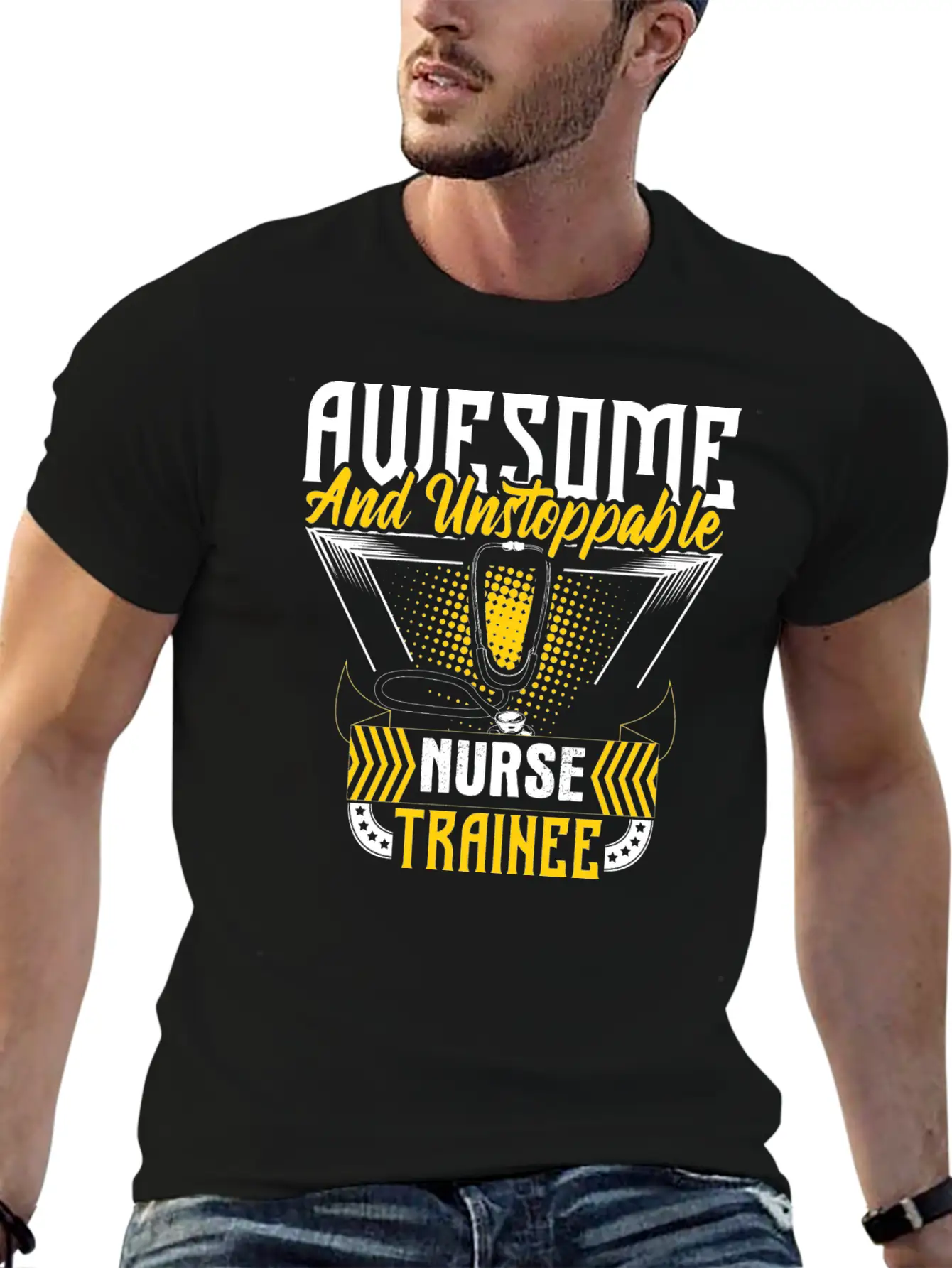 Nurse In Training Hospital Essential Cotton Tee For Daily Outfits – Unisex Style