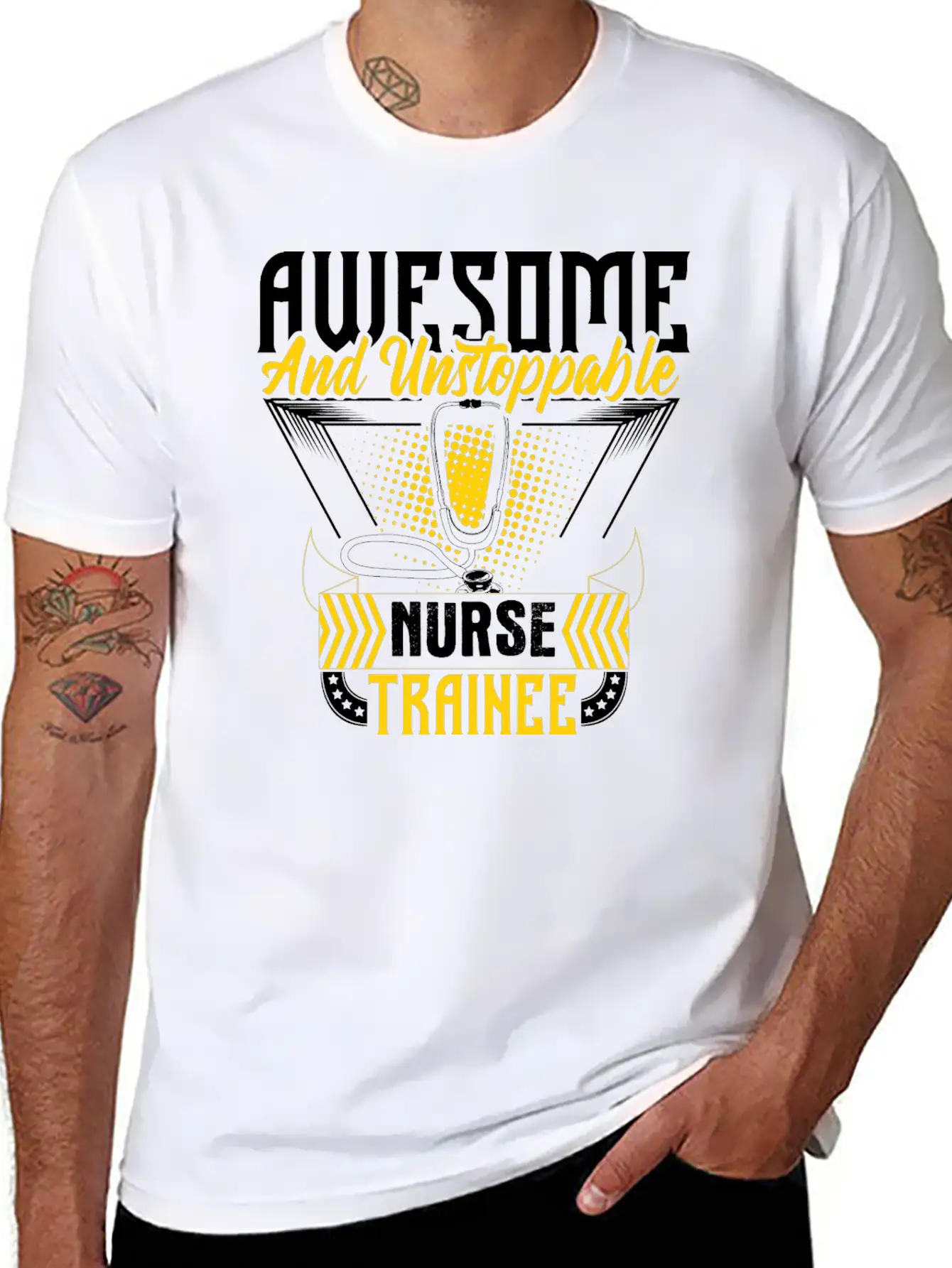 Nurse In Training Hospital Essential Cotton Tee For Daily Outfits – Unisex Style