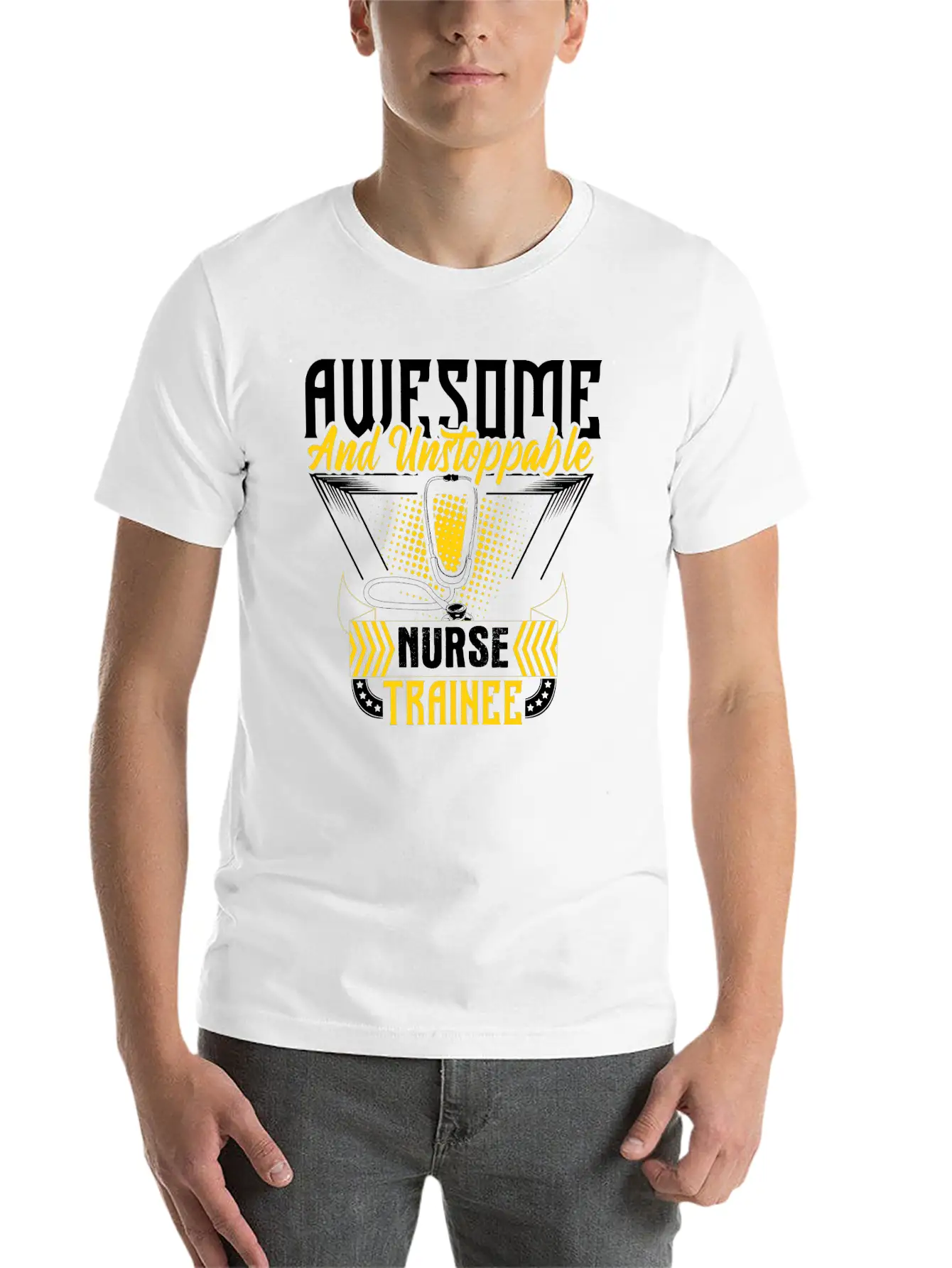 Nurse In Training Hospital Essential Cotton Tee For Daily Outfits – Unisex Style