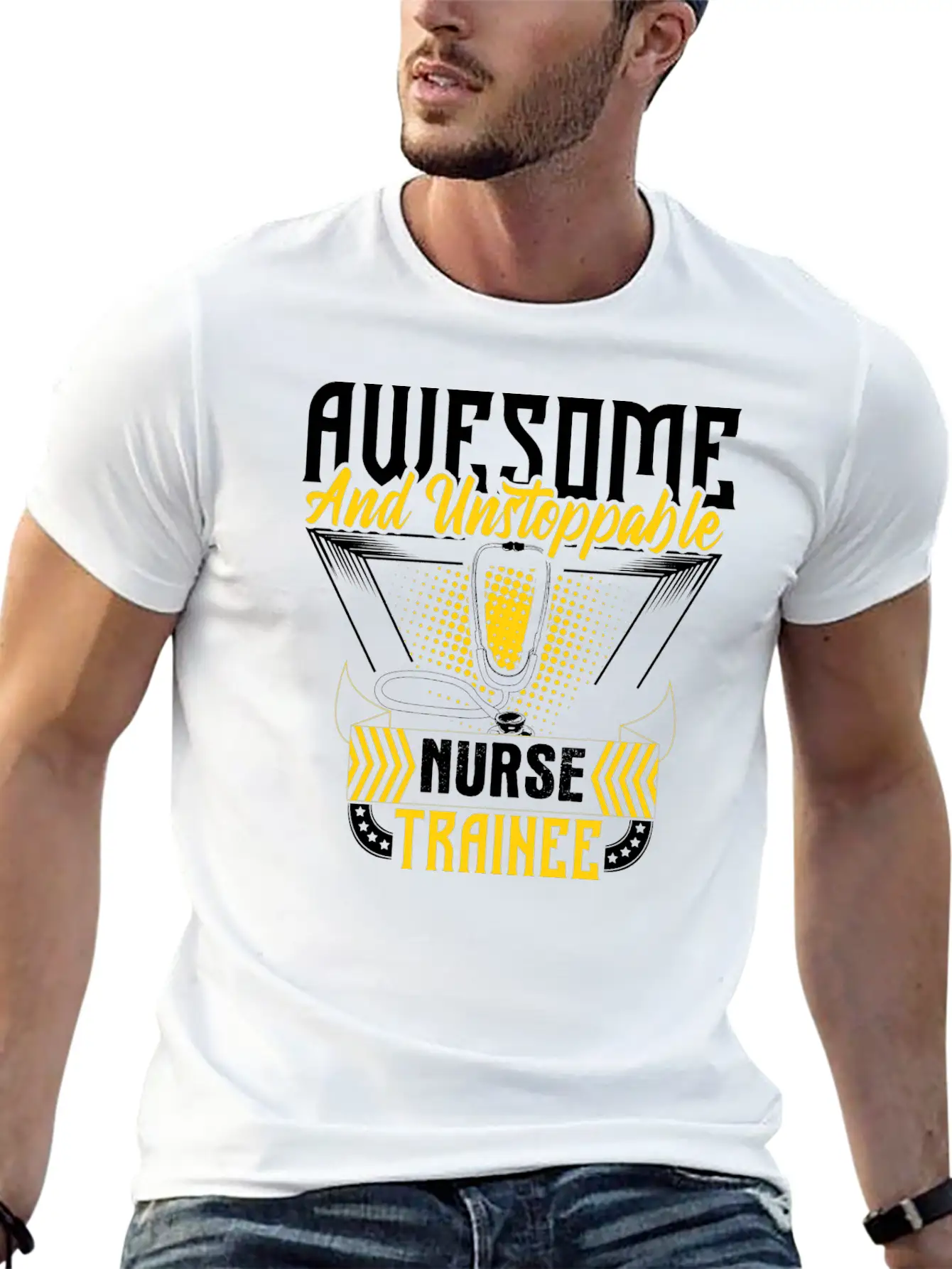Nurse In Training Hospital Essential Cotton Tee For Daily Outfits – Unisex Style
