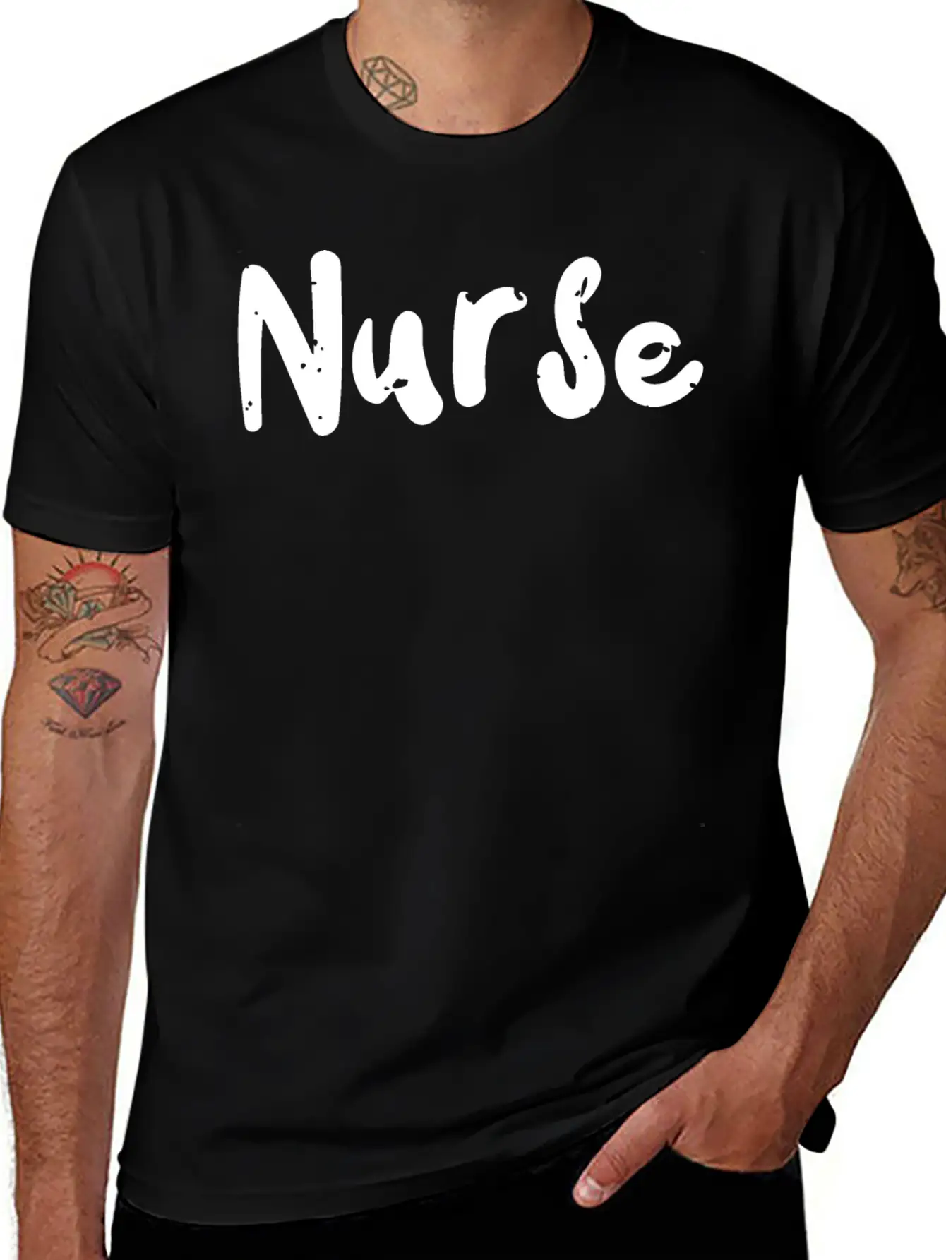 Nurse - Nurse Modern Fit Casual T-Shirt – Clean And Versatile Design