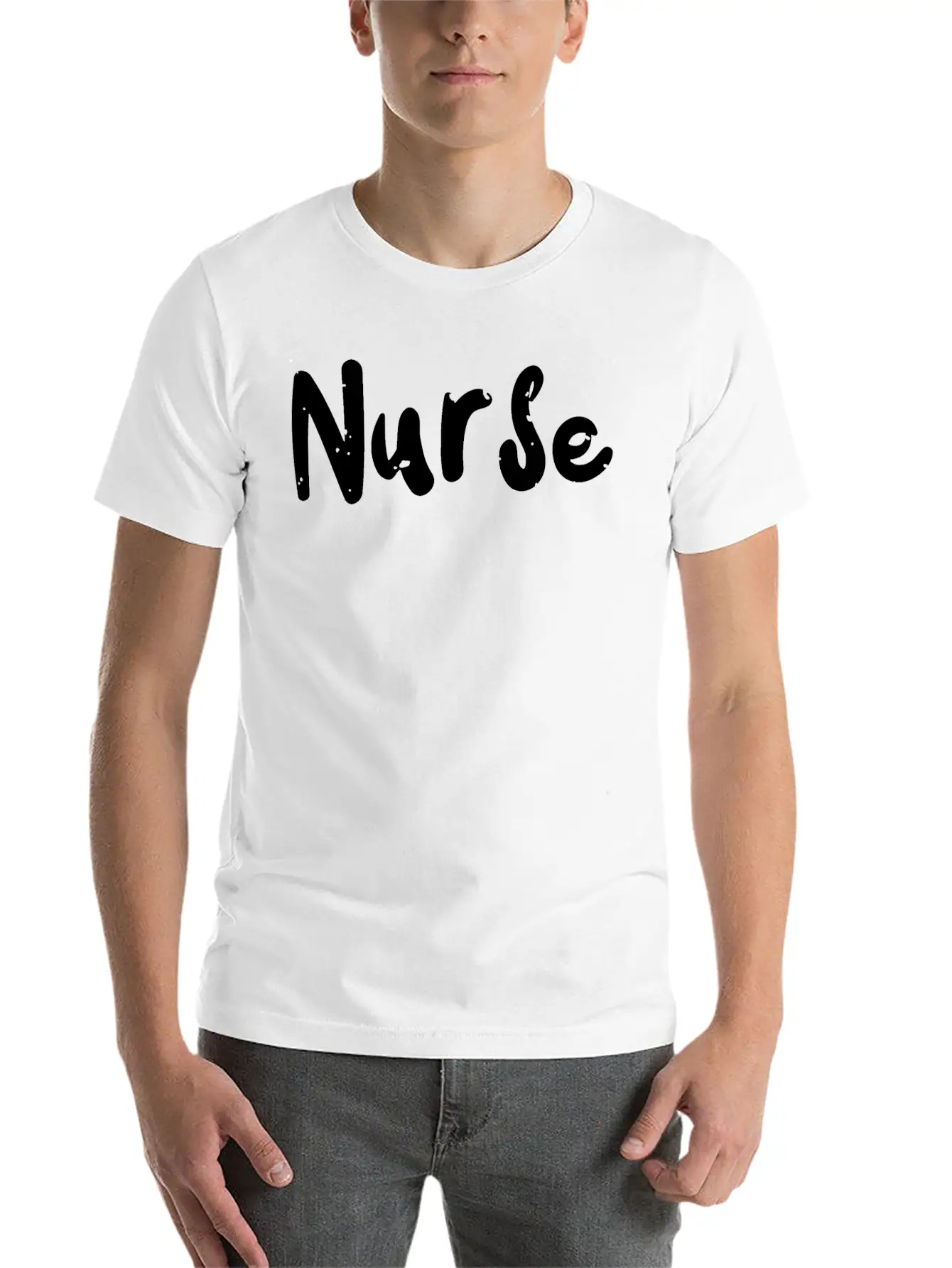 Nurse - Nurse Modern Fit Casual T-Shirt – Clean And Versatile Design