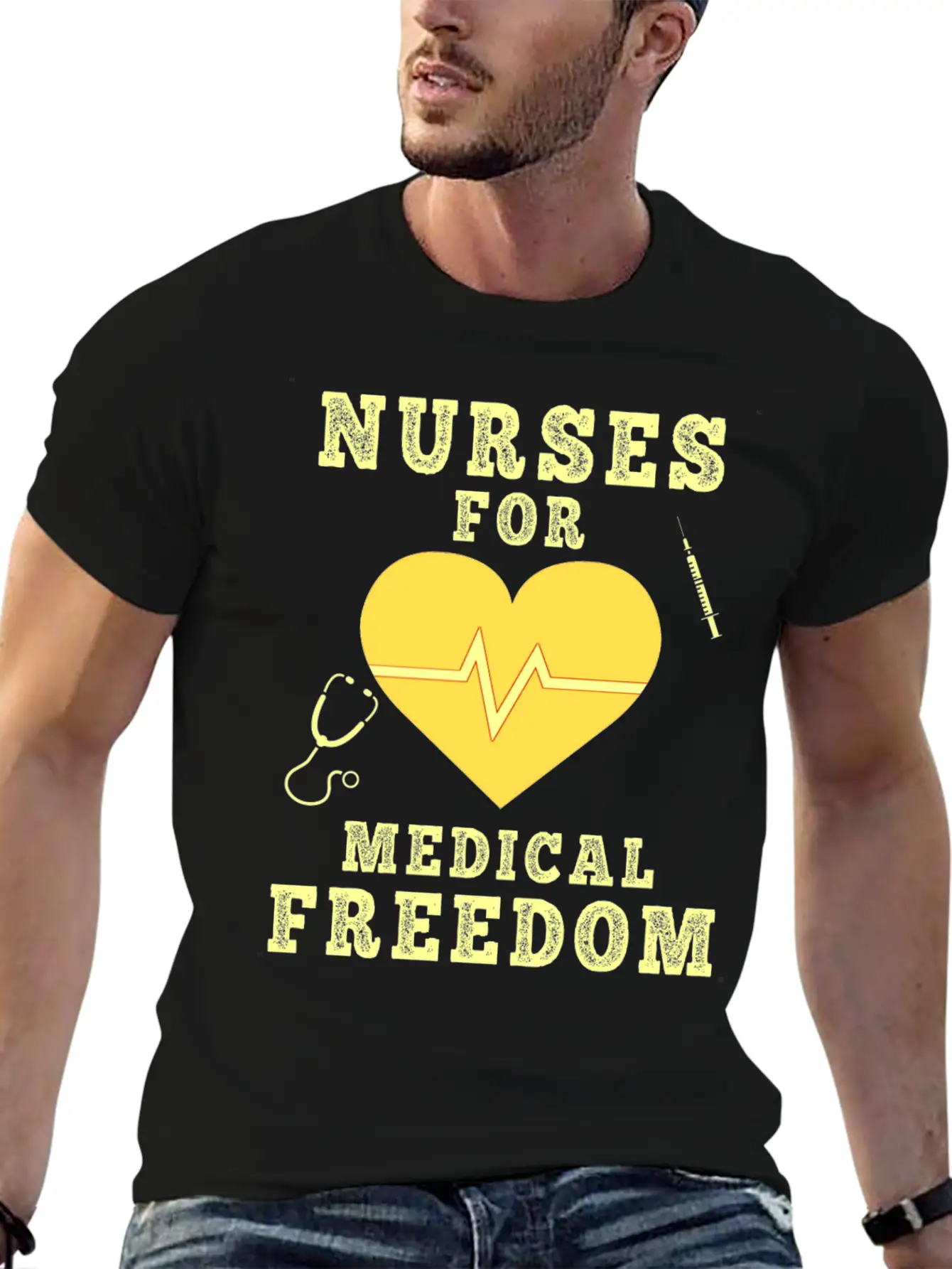 Nurse Nursing Cool Hospital Gift Modern Fit Casual T-Shirt – Clean And Versatile Design