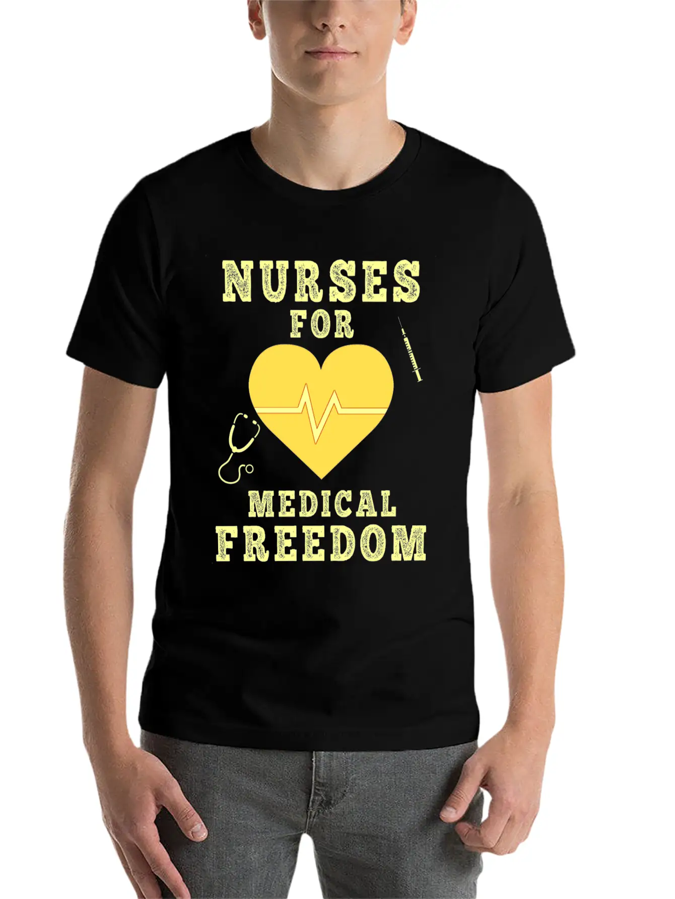 Nurse Nursing Cool Hospital Gift Modern Fit Casual T-Shirt – Clean And Versatile Design