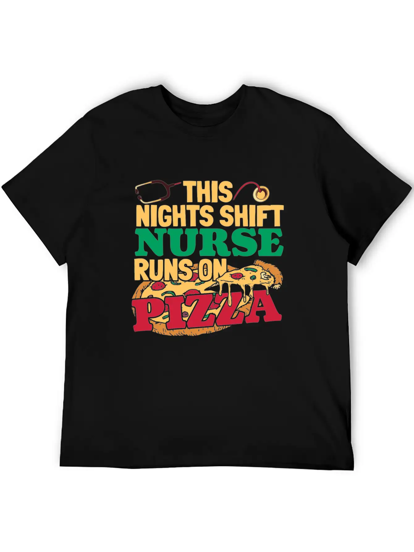 Nurse Nursing Pizza Soft Cotton Short Sleeve Tee – Unisex Wardrobe Staple