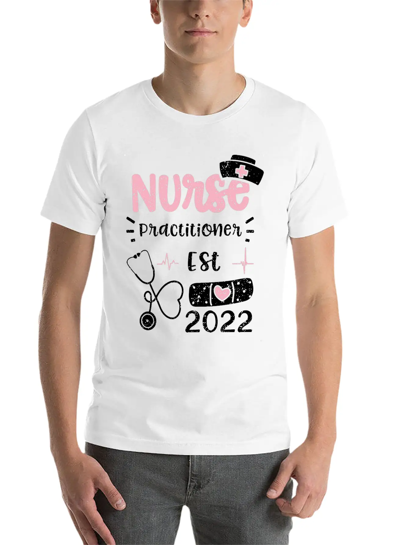 Nurse Practitioner Est 2022 Unisex Casual T-Shirt – Clean Design For Daily Comfort