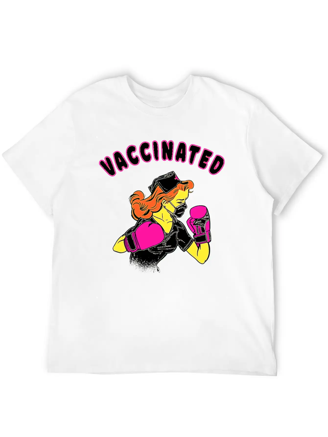 Nurse Vaccination Vaccinated Comfortable Minimalist Graphic Tee – Summer Style Essential