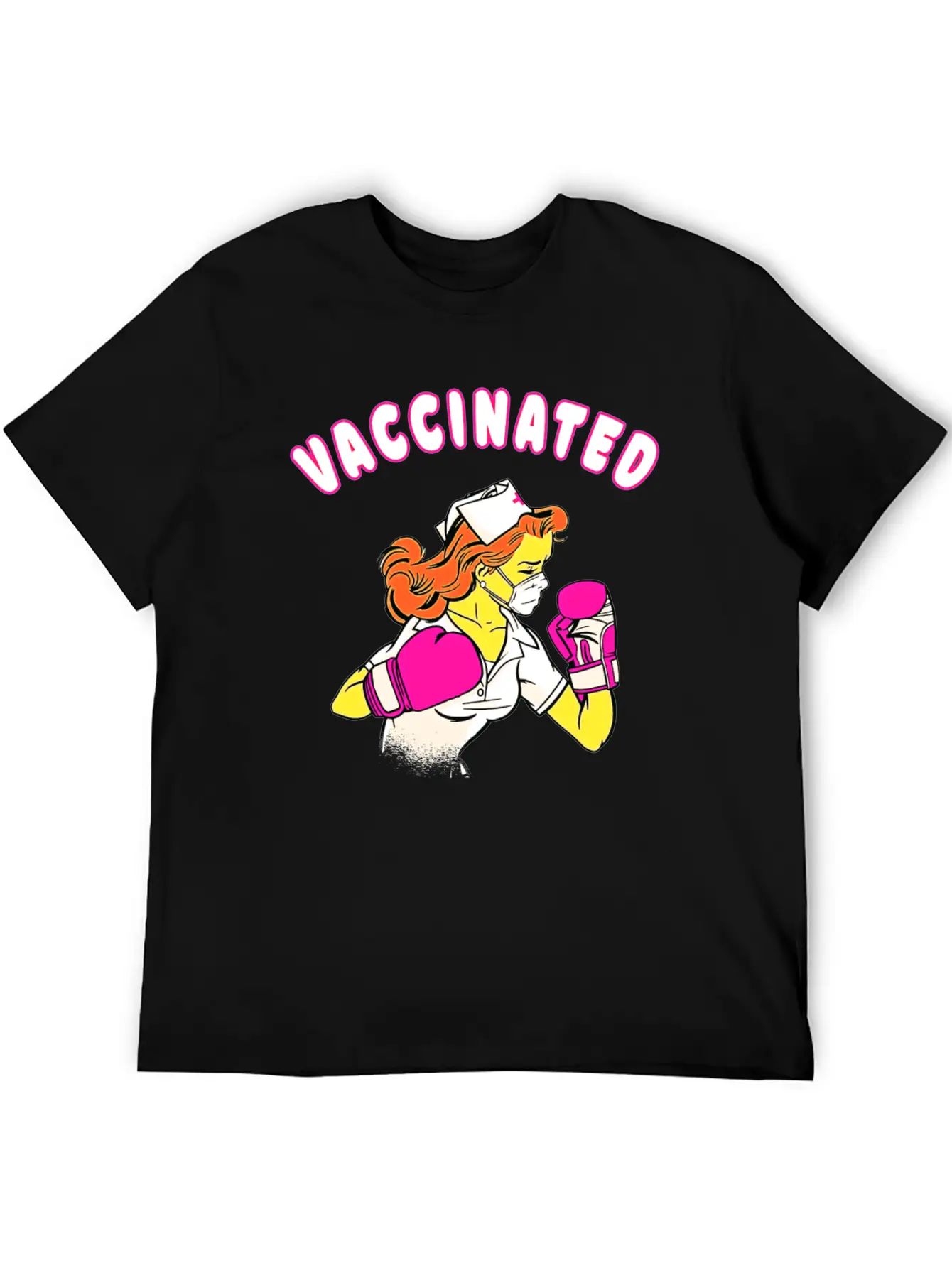 Nurse Vaccination Vaccinated Comfortable Minimalist Graphic Tee – Summer Style Essential