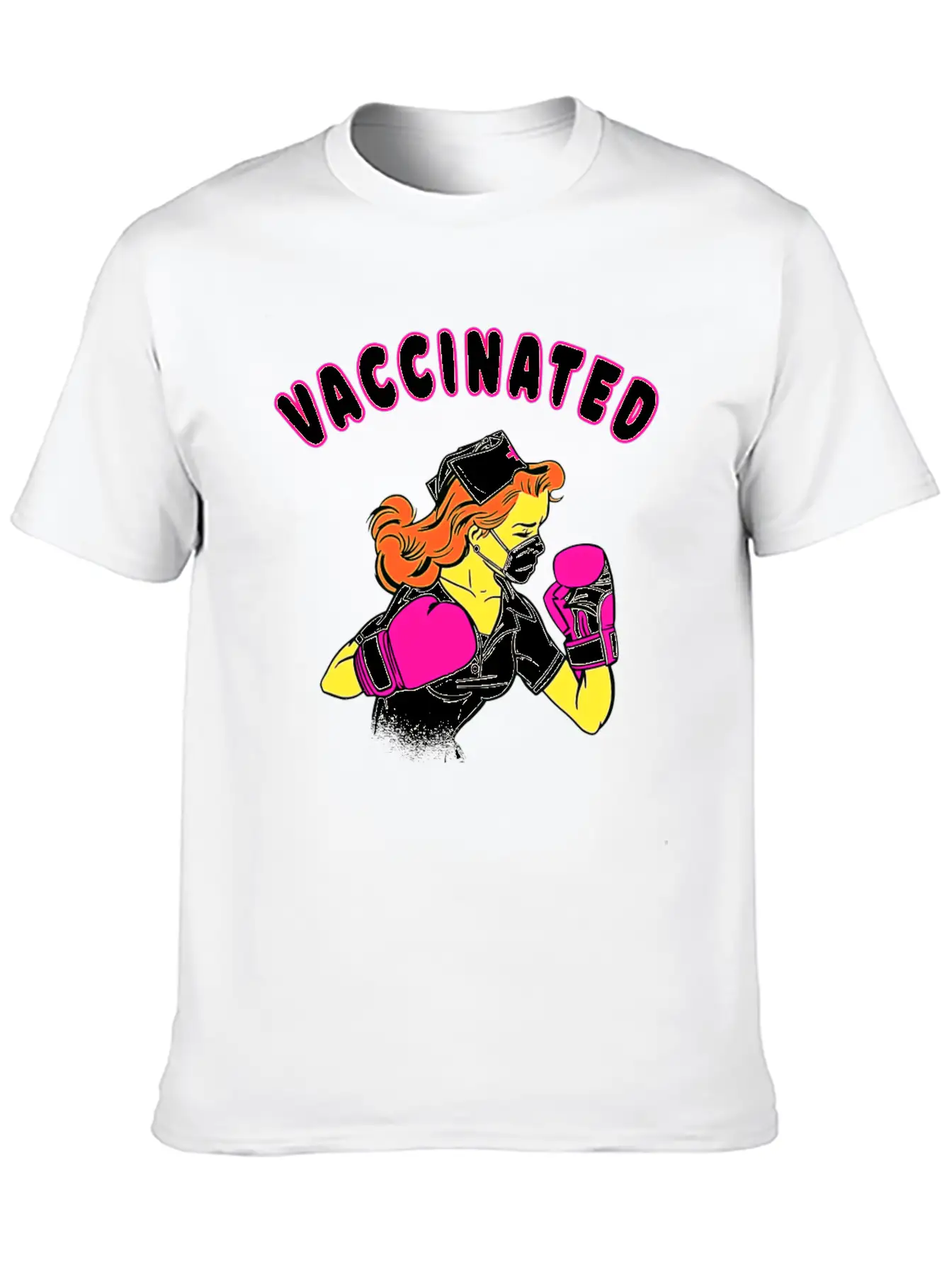 Nurse Vaccination Vaccinated Comfortable Minimalist Graphic Tee – Summer Style Essential