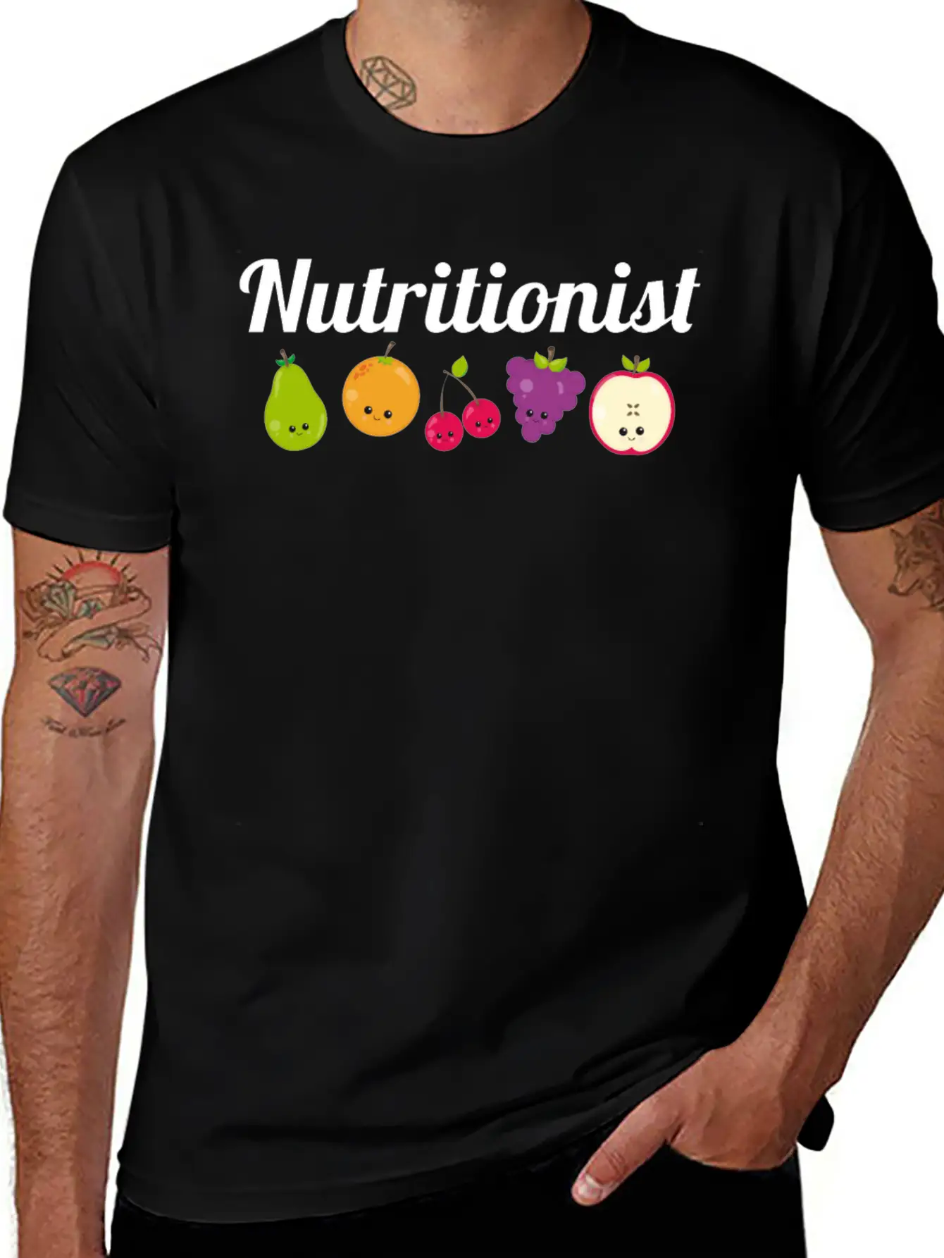 Nutritionist Nutrition Funny Fruit Gift Relaxed Everyday Tee – Lightweight And Durable Cotton