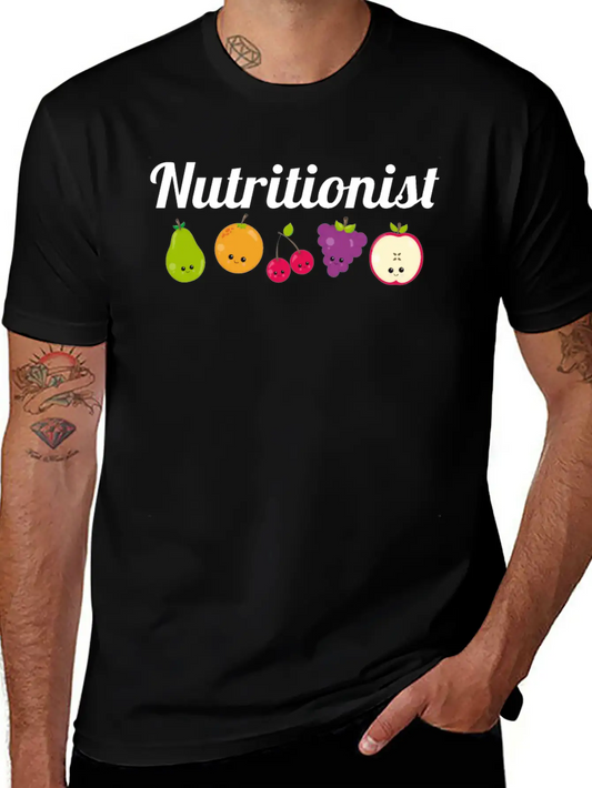 Nutritionist Nutrition Funny Fruit Gift Relaxed Everyday Tee – Lightweight And Durable Cotton