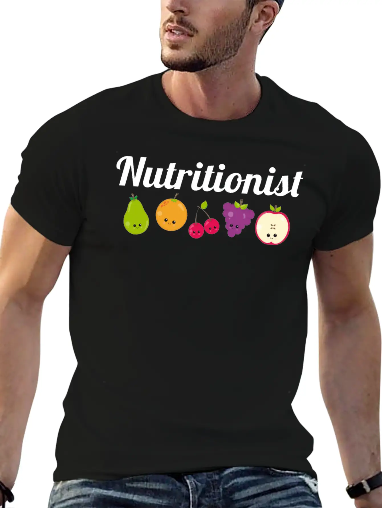 Nutritionist Nutrition Funny Fruit Gift Relaxed Everyday Tee – Lightweight And Durable Cotton
