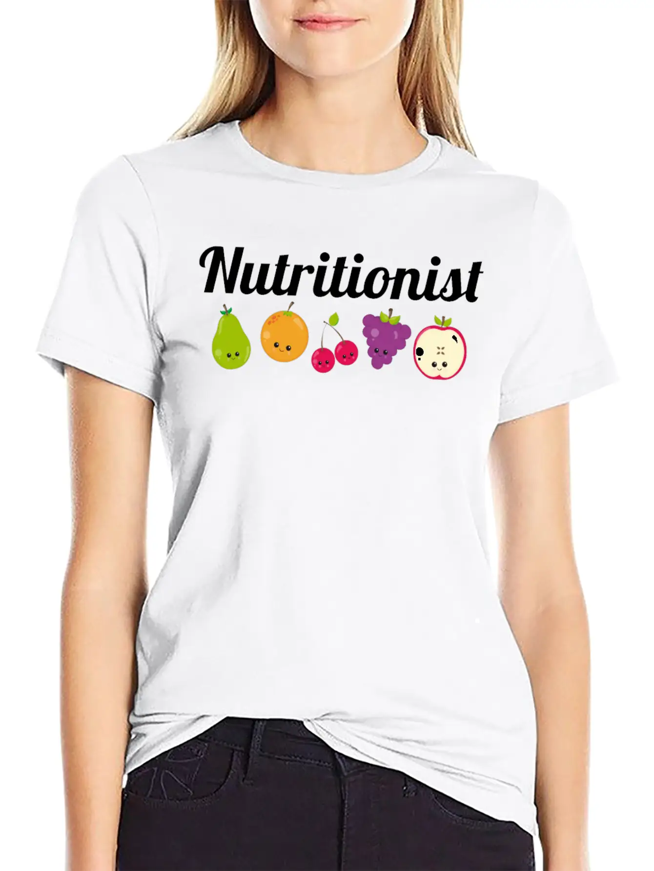 Nutritionist Nutrition Funny Fruit Gift Relaxed Everyday Tee – Lightweight And Durable Cotton