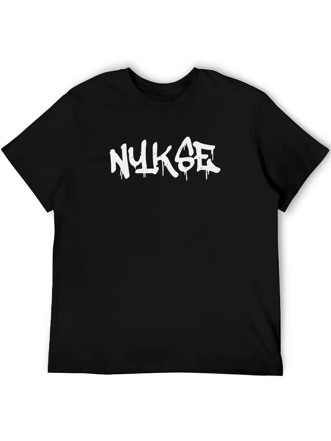 NYKSE Graffiti Logo Basic Graphic T-Shirt – Daily Comfort In Soft Cotton