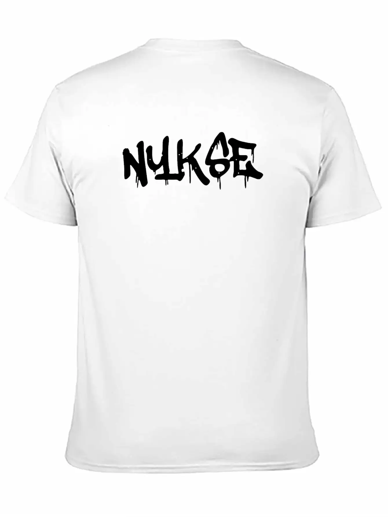NYKSE Graffiti Logo Basic Graphic T-Shirt – Daily Comfort In Soft Cotton