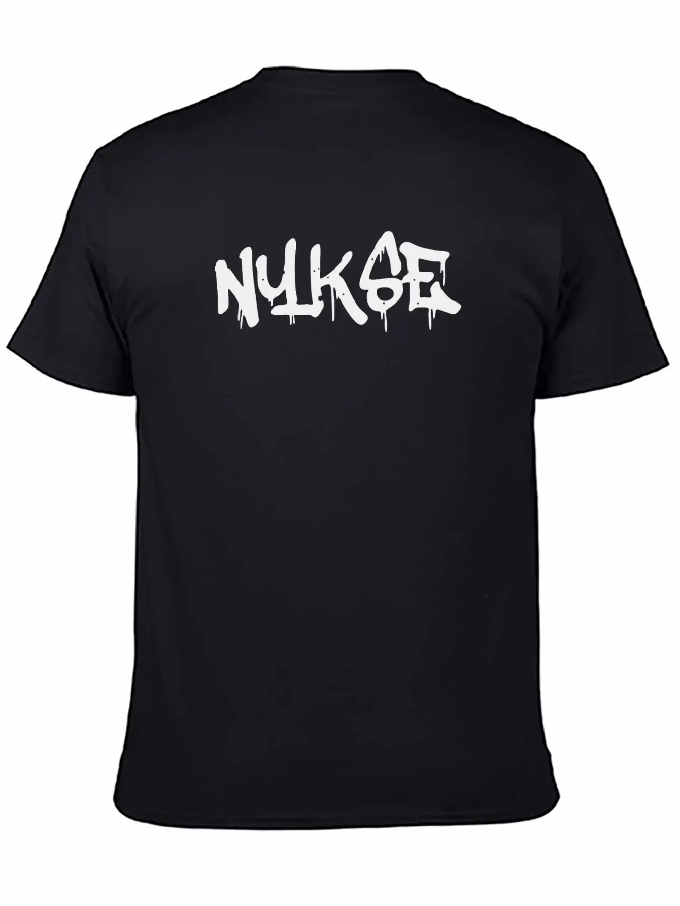 NYKSE Graffiti Logo Basic Graphic T-Shirt – Daily Comfort In Soft Cotton