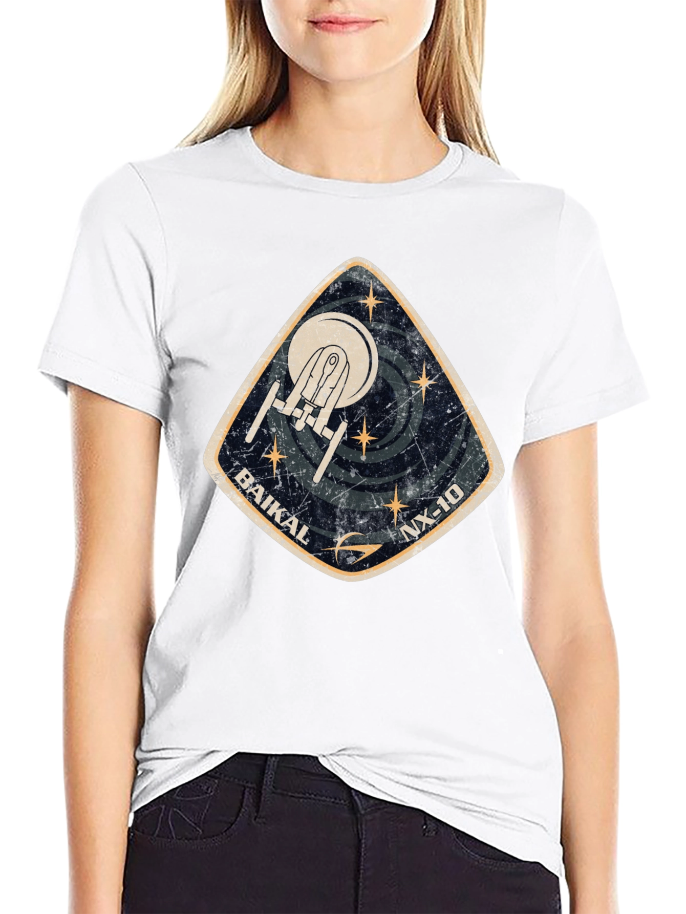 Star Trek Baikal NX-10 Black T-Shirt