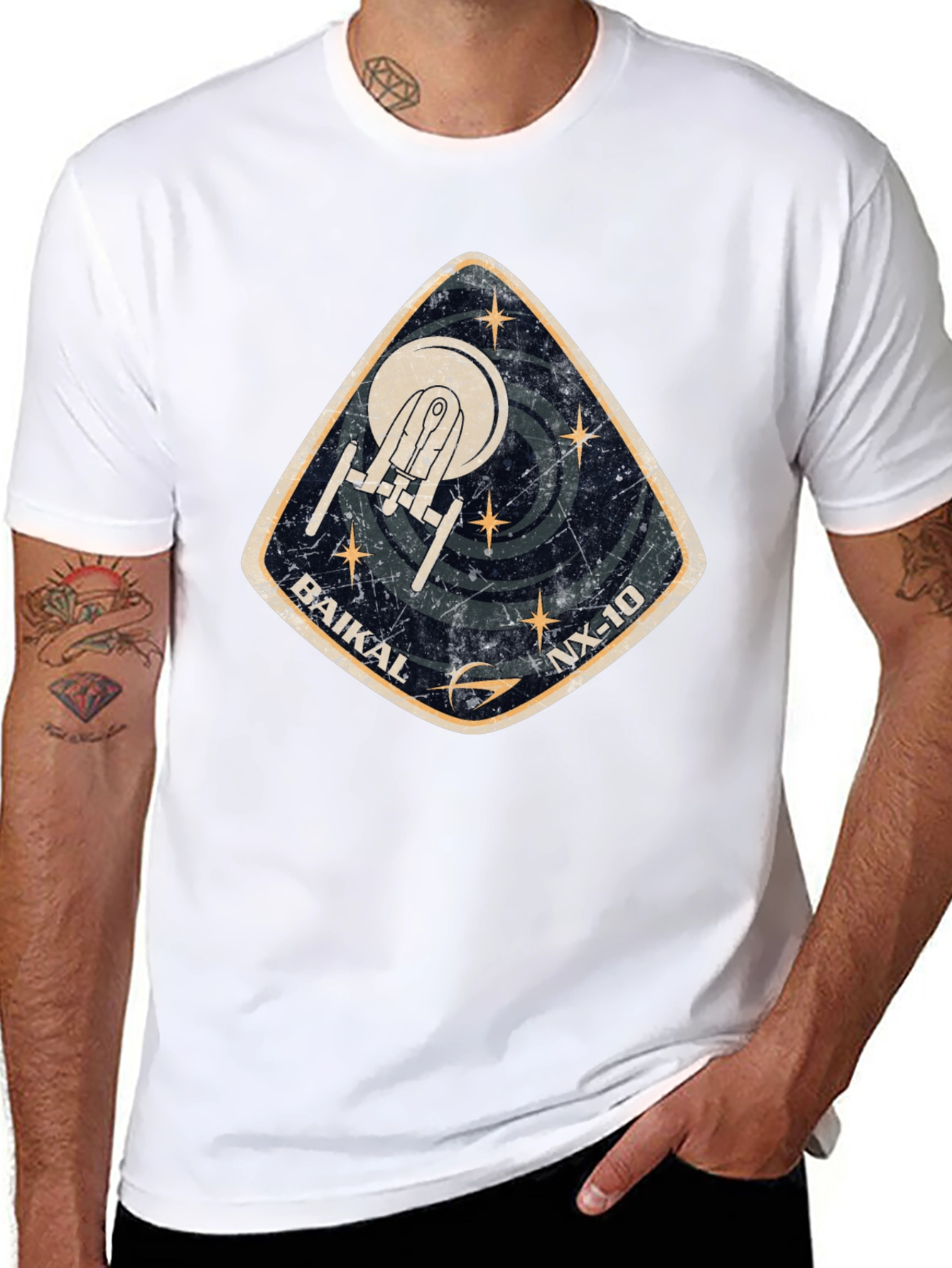 Star Trek Baikal NX-10 Black T-Shirt
