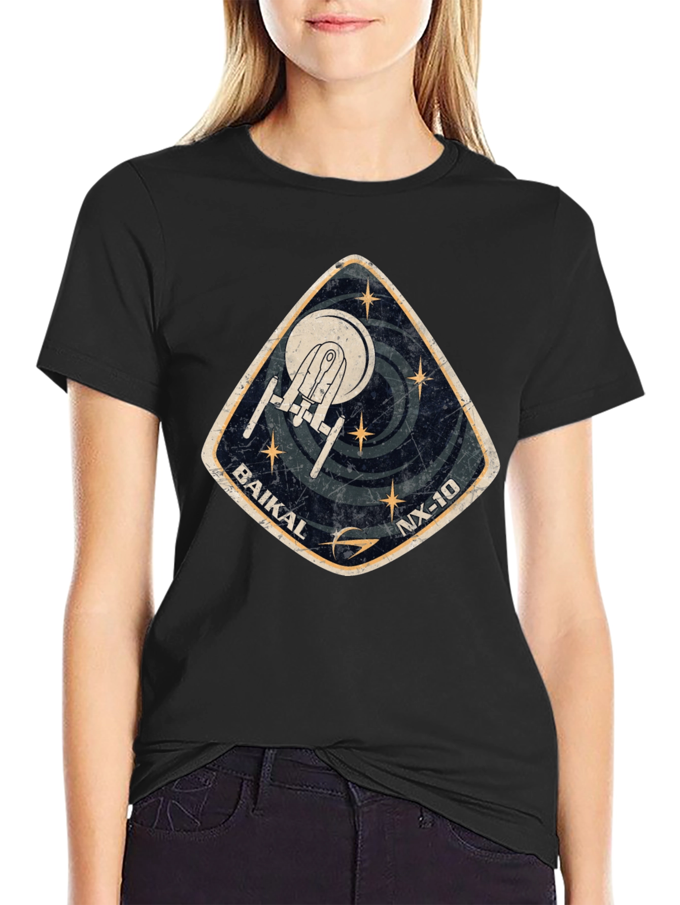 Star Trek Baikal NX-10 Black T-Shirt