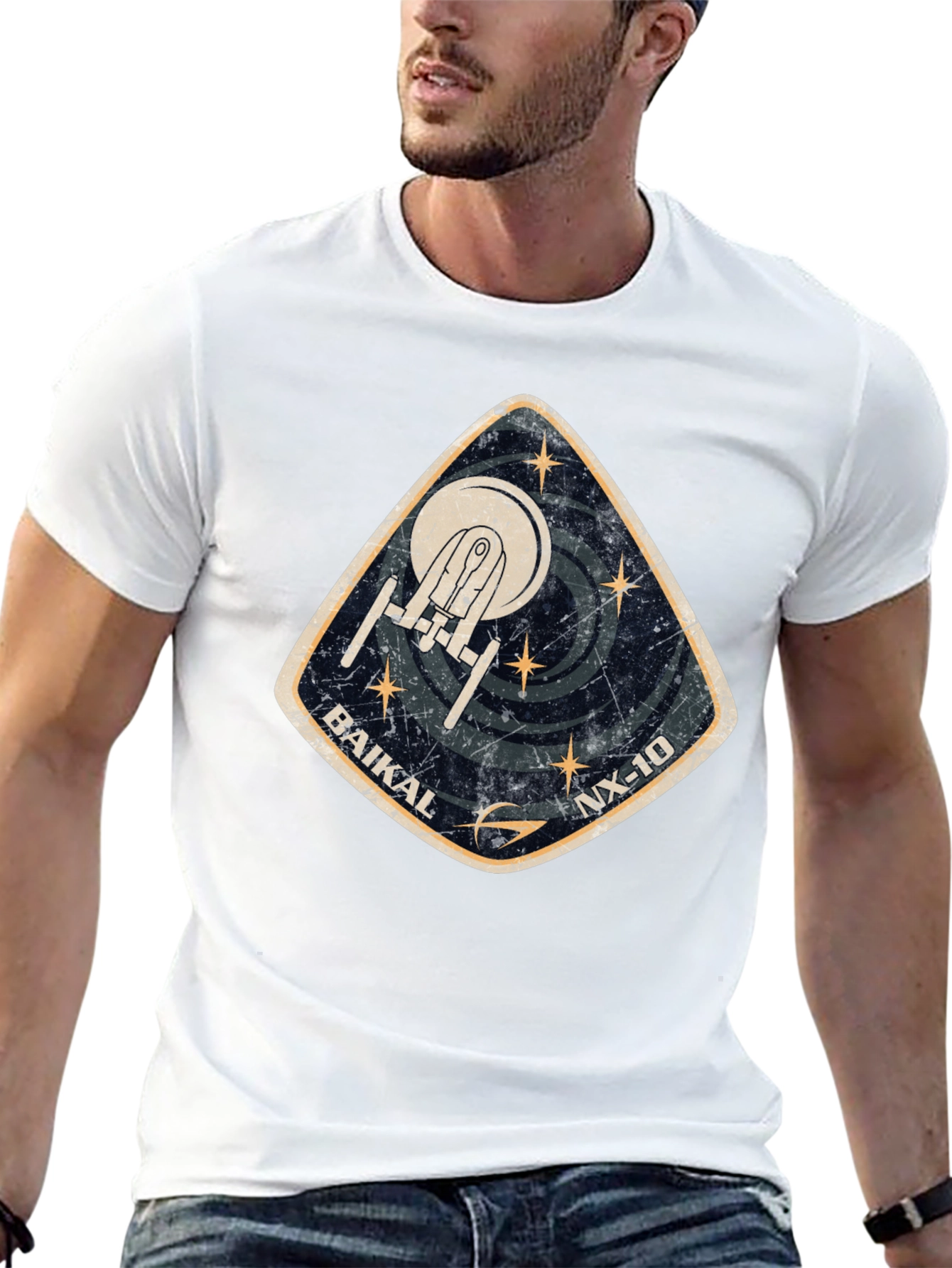 Star Trek Baikal NX-10 Black T-Shirt