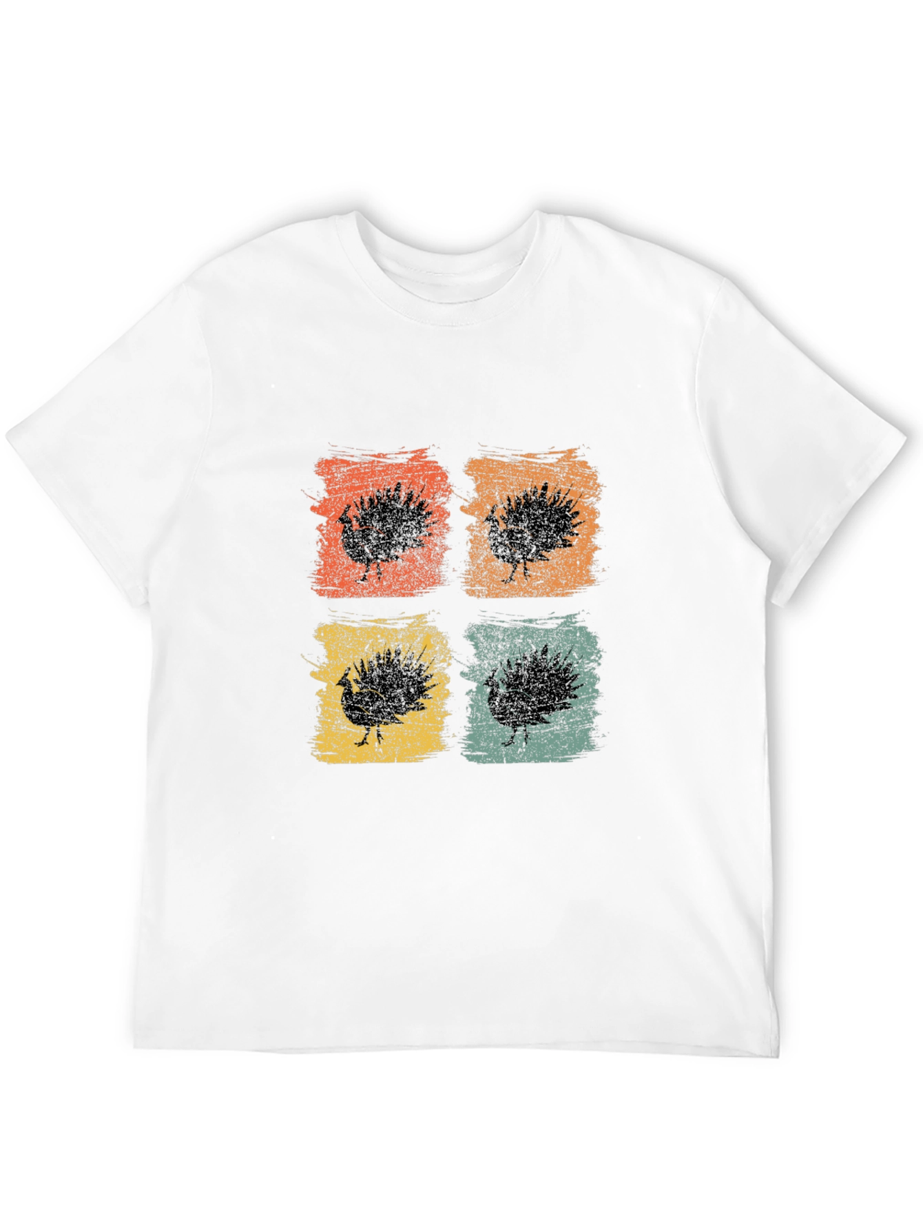 Retro Turkey Graphic T-Shirt - Thanksgiving Style