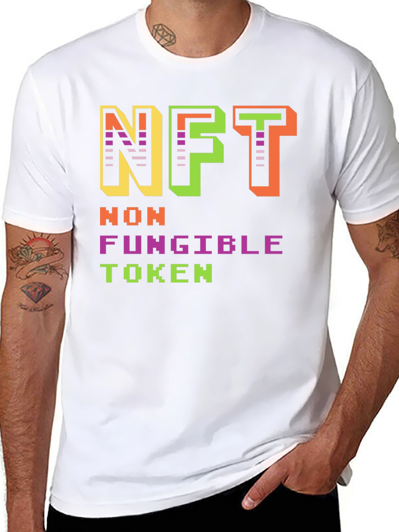 NFT Non-Fungible Token Black T-Shirt