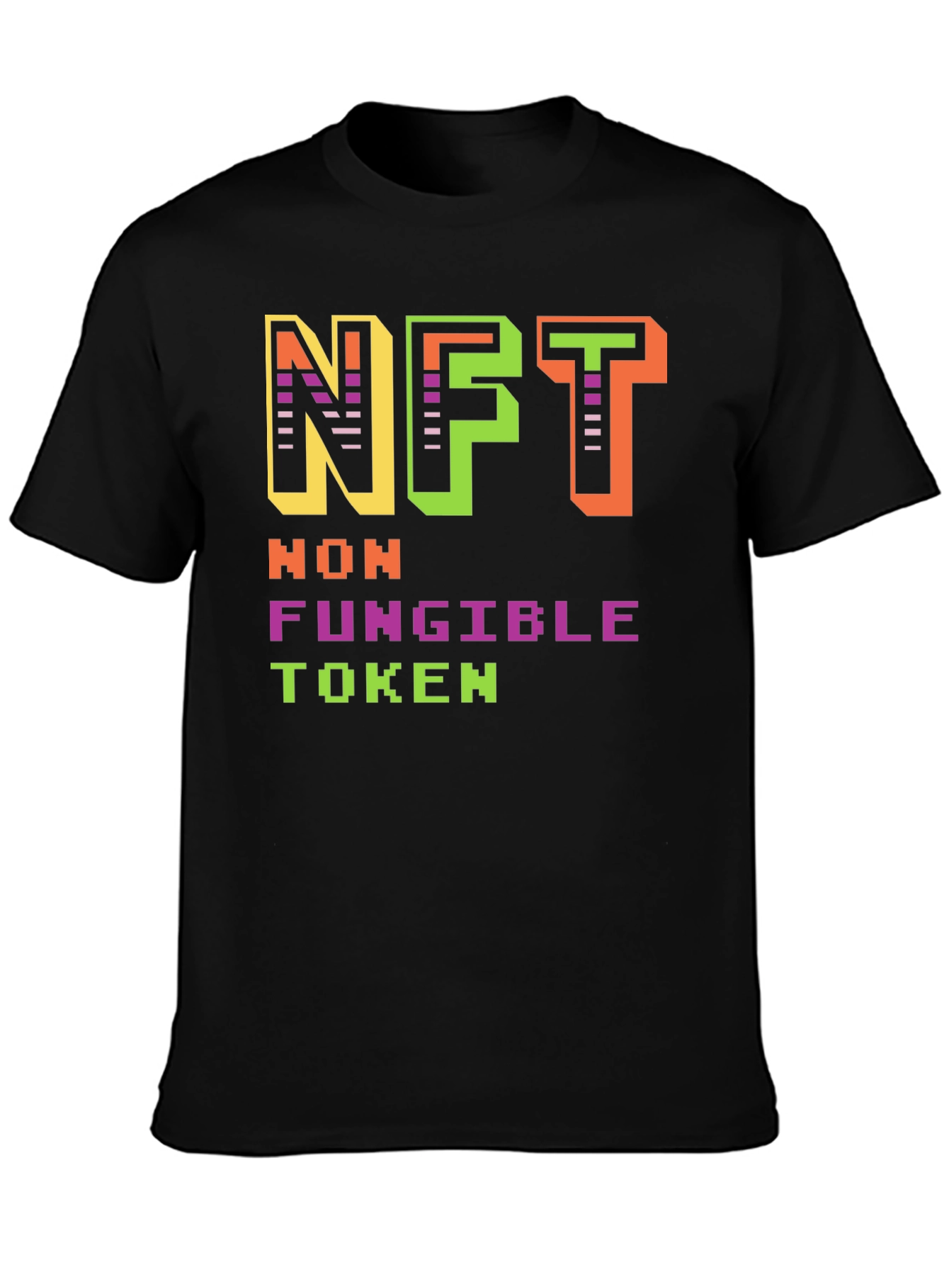 NFT Non-Fungible Token Black T-Shirt