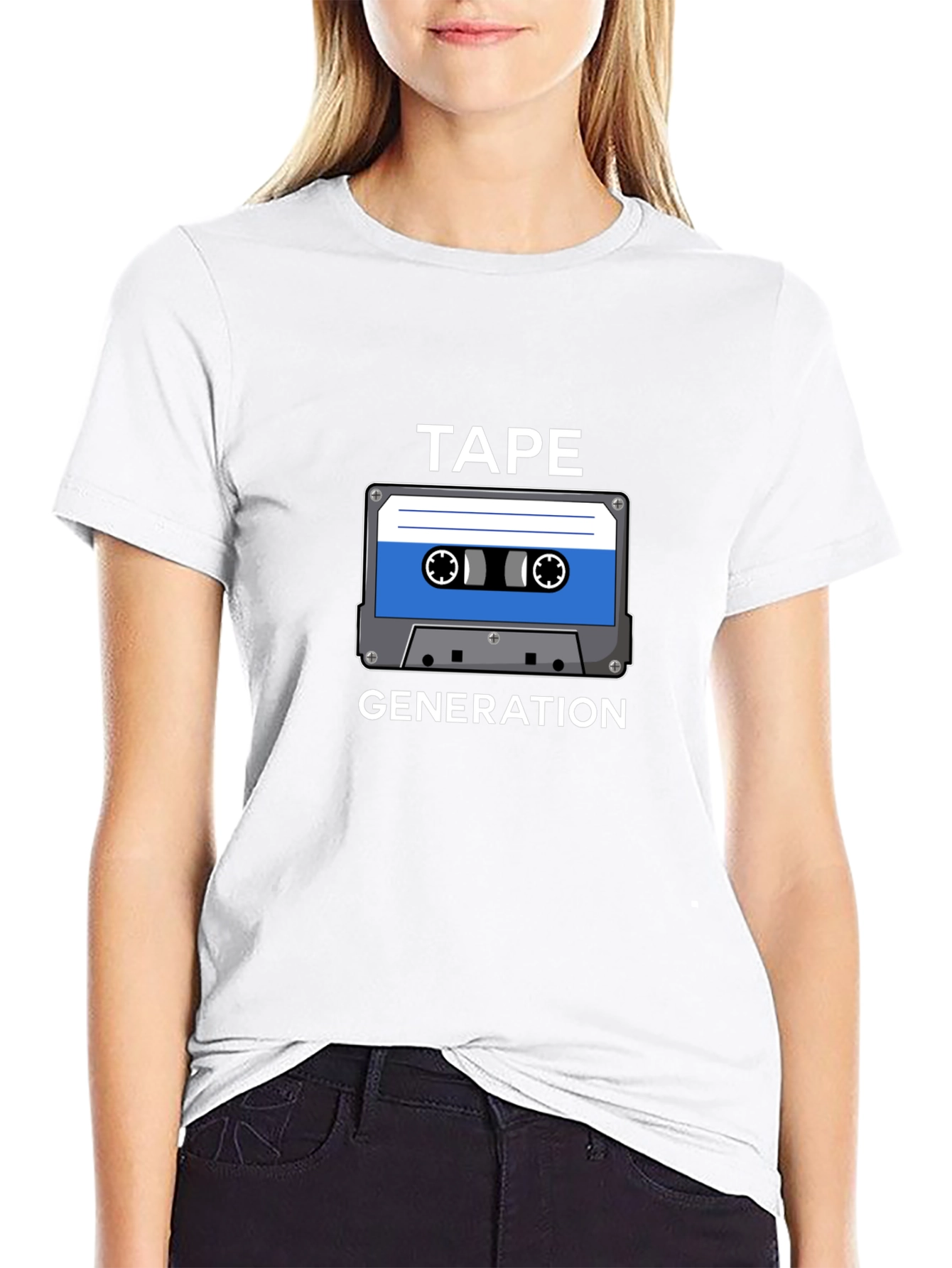 Retro Tape Generation Graphic T-Shirt