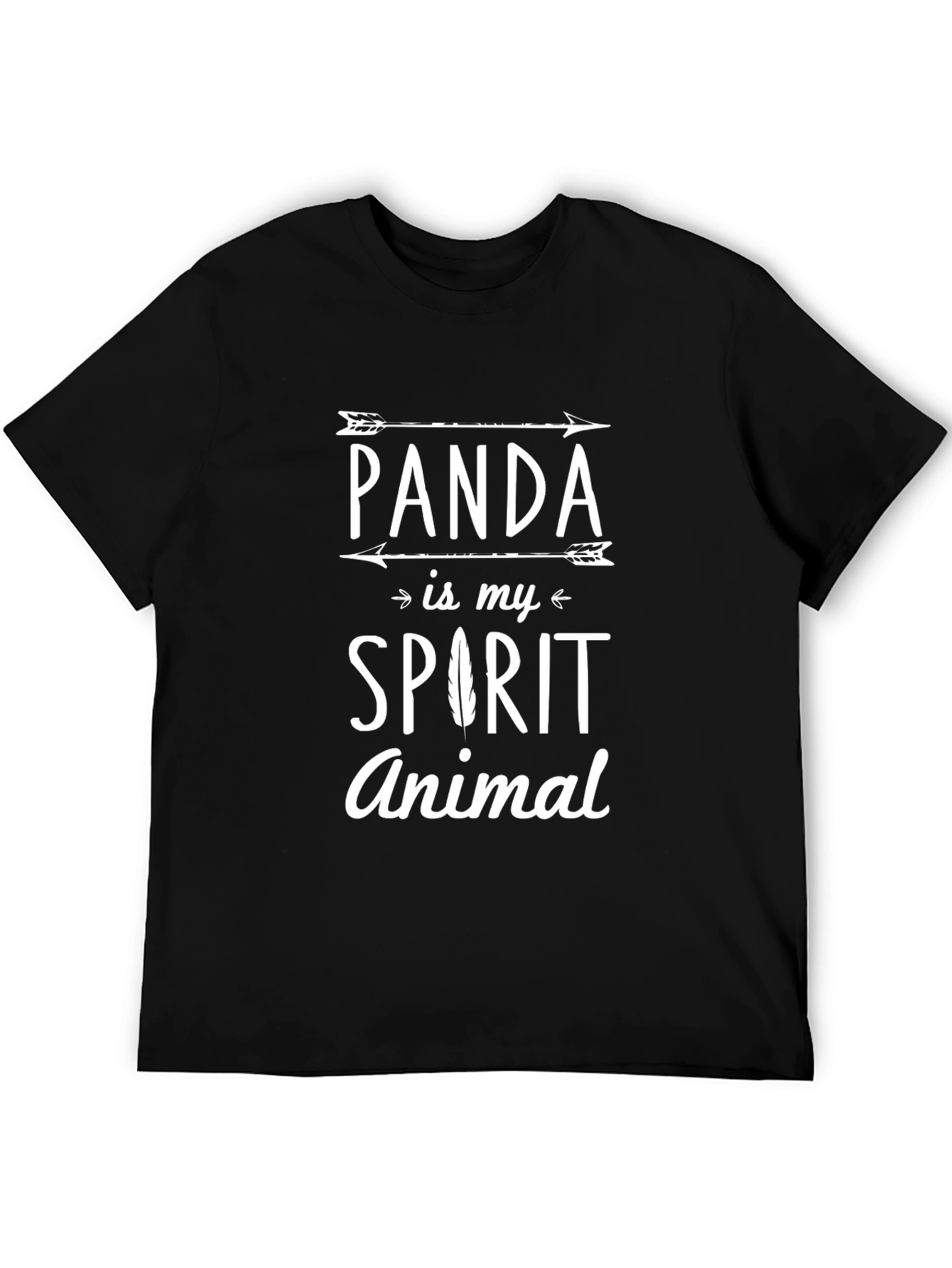 Panda Spirit Animal Graphic T-Shirt
