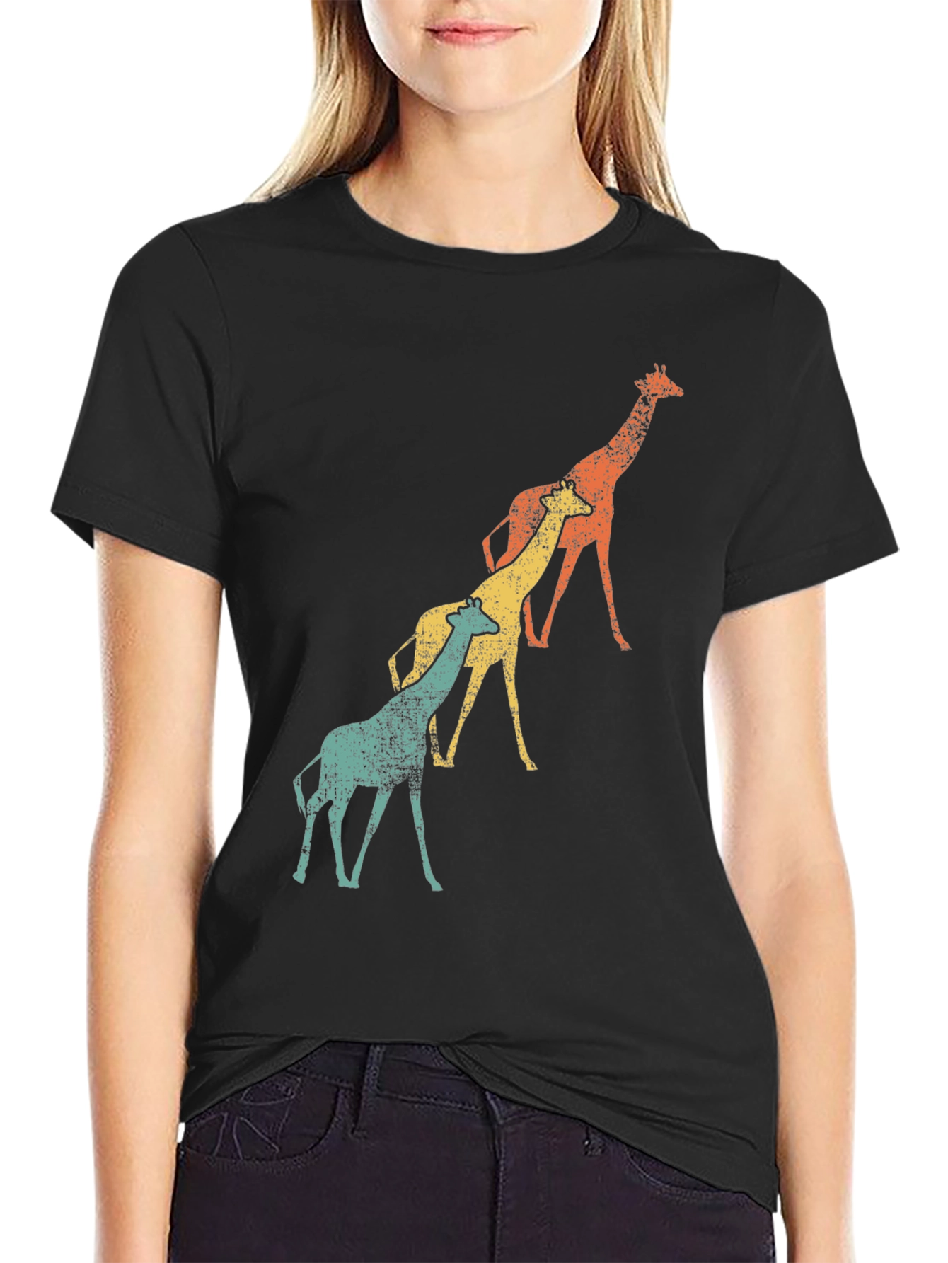 Retro Giraffe T-Shirt