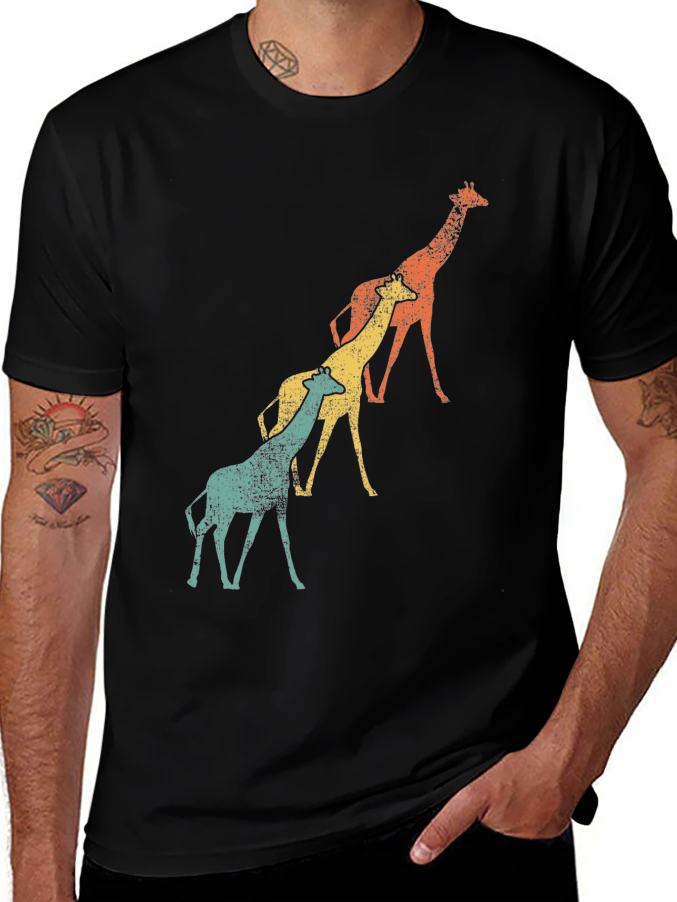 Retro Giraffe T-Shirt