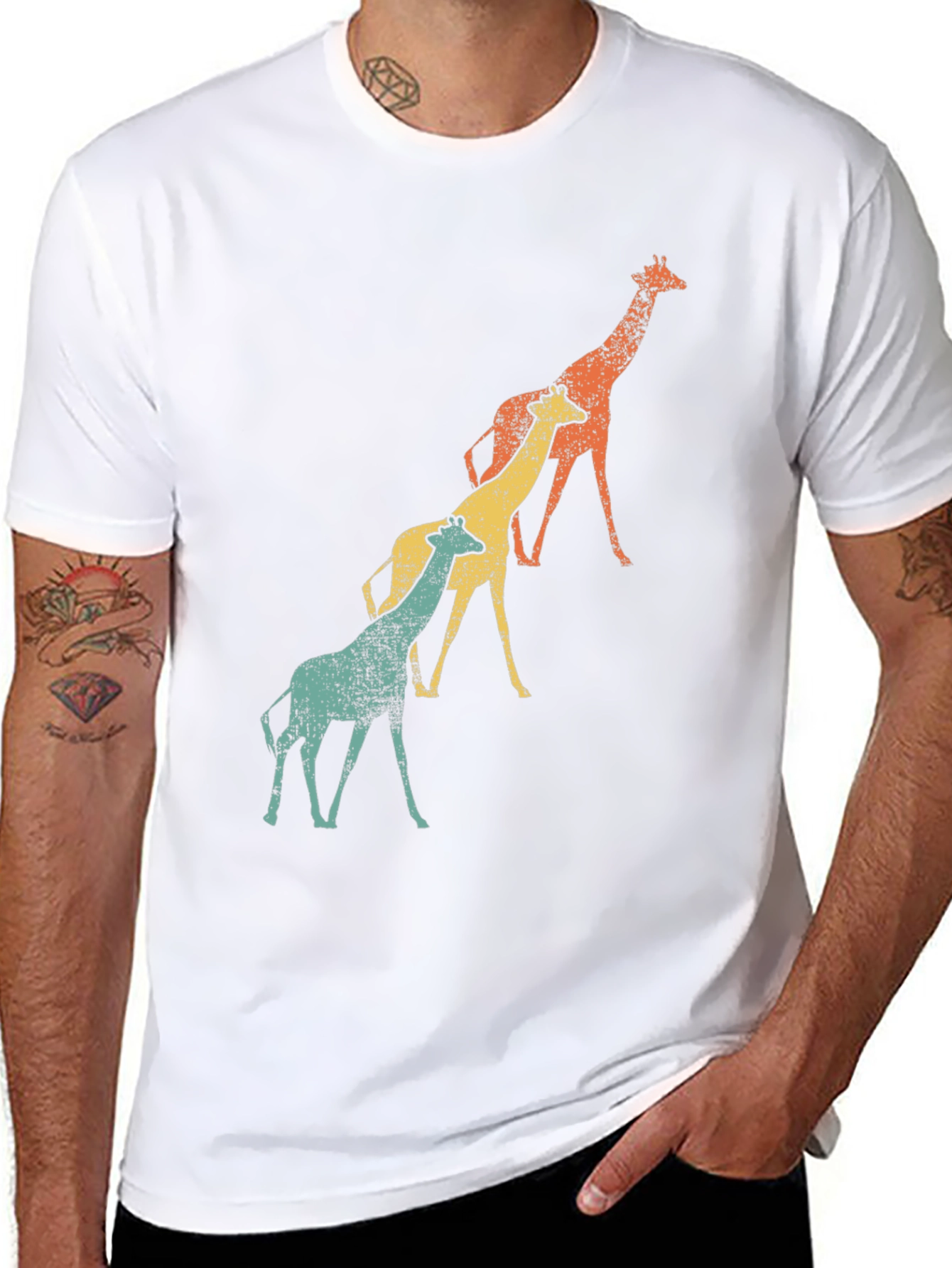 Retro Giraffe T-Shirt