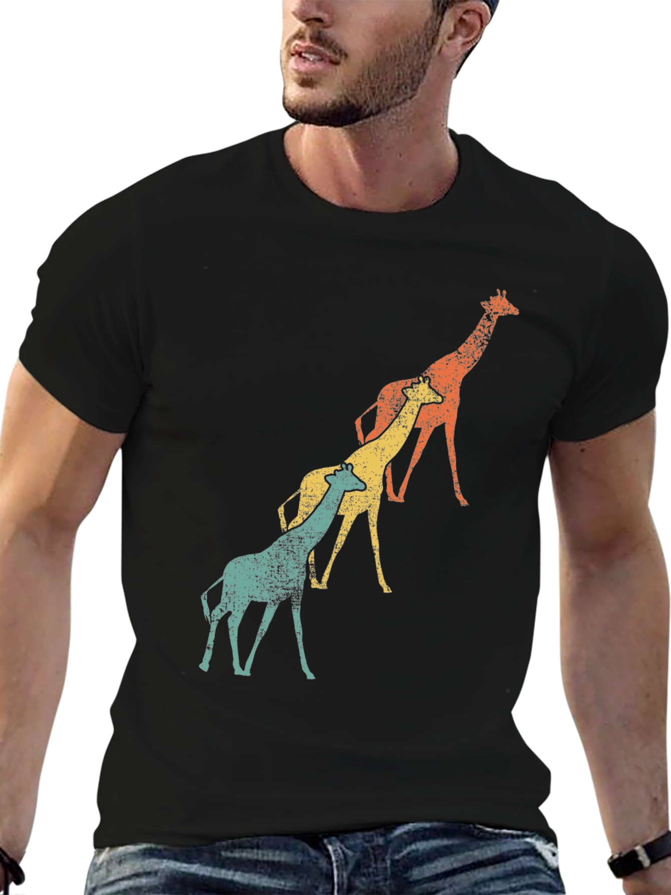 Retro Giraffe T-Shirt
