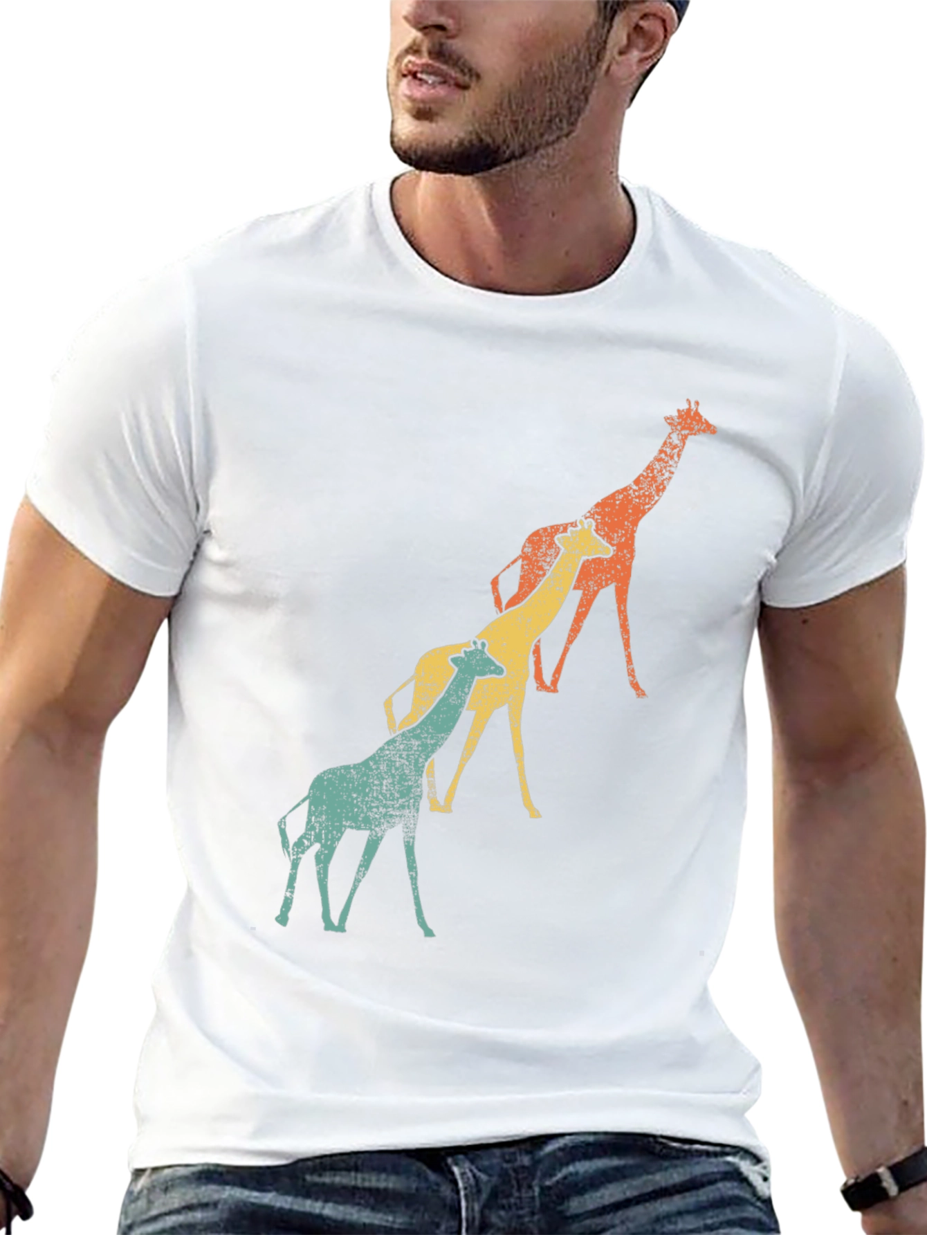 Retro Giraffe T-Shirt