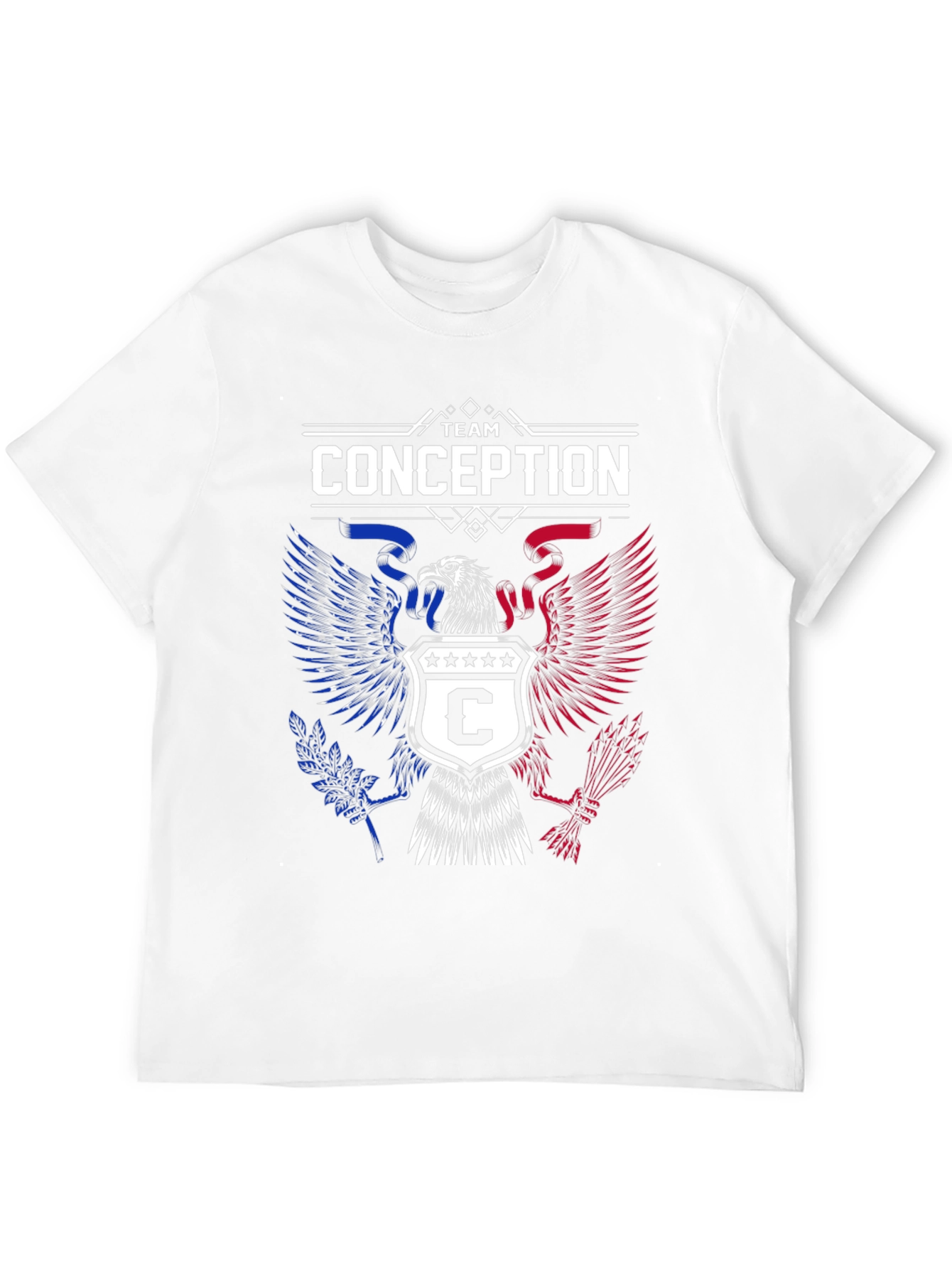 Team Conception T-Shirt - Patriotic Eagle Design