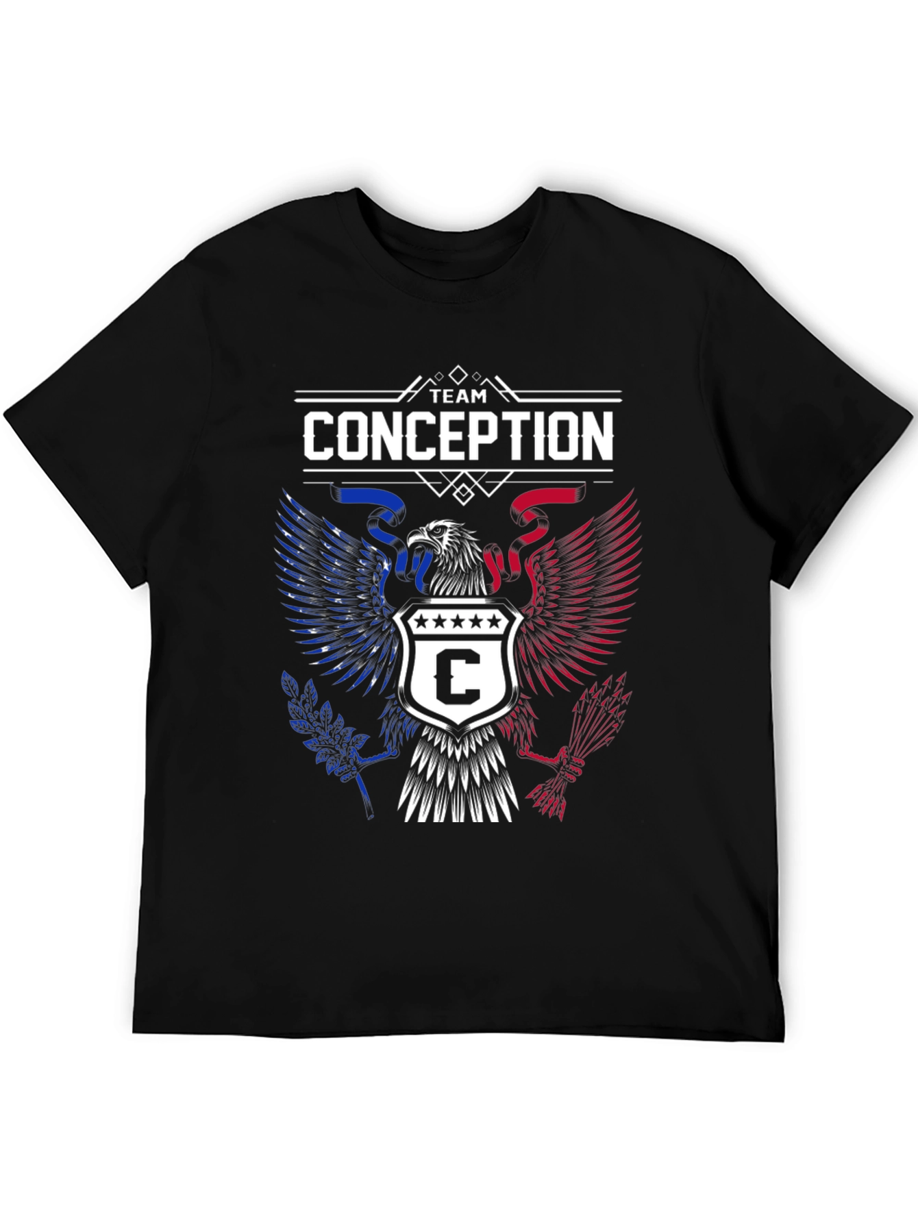 Team Conception T-Shirt - Patriotic Eagle Design