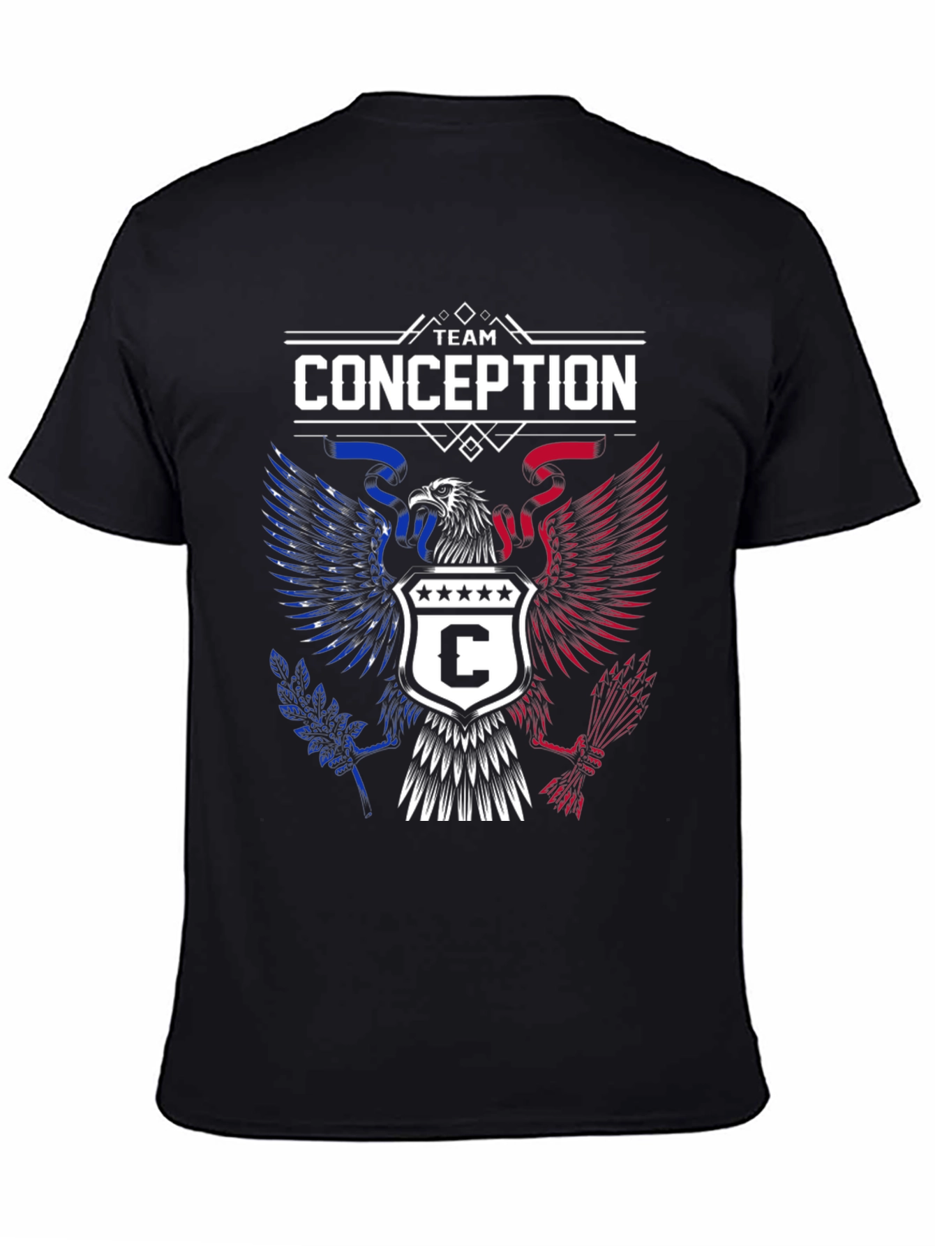 Team Conception T-Shirt - Patriotic Eagle Design