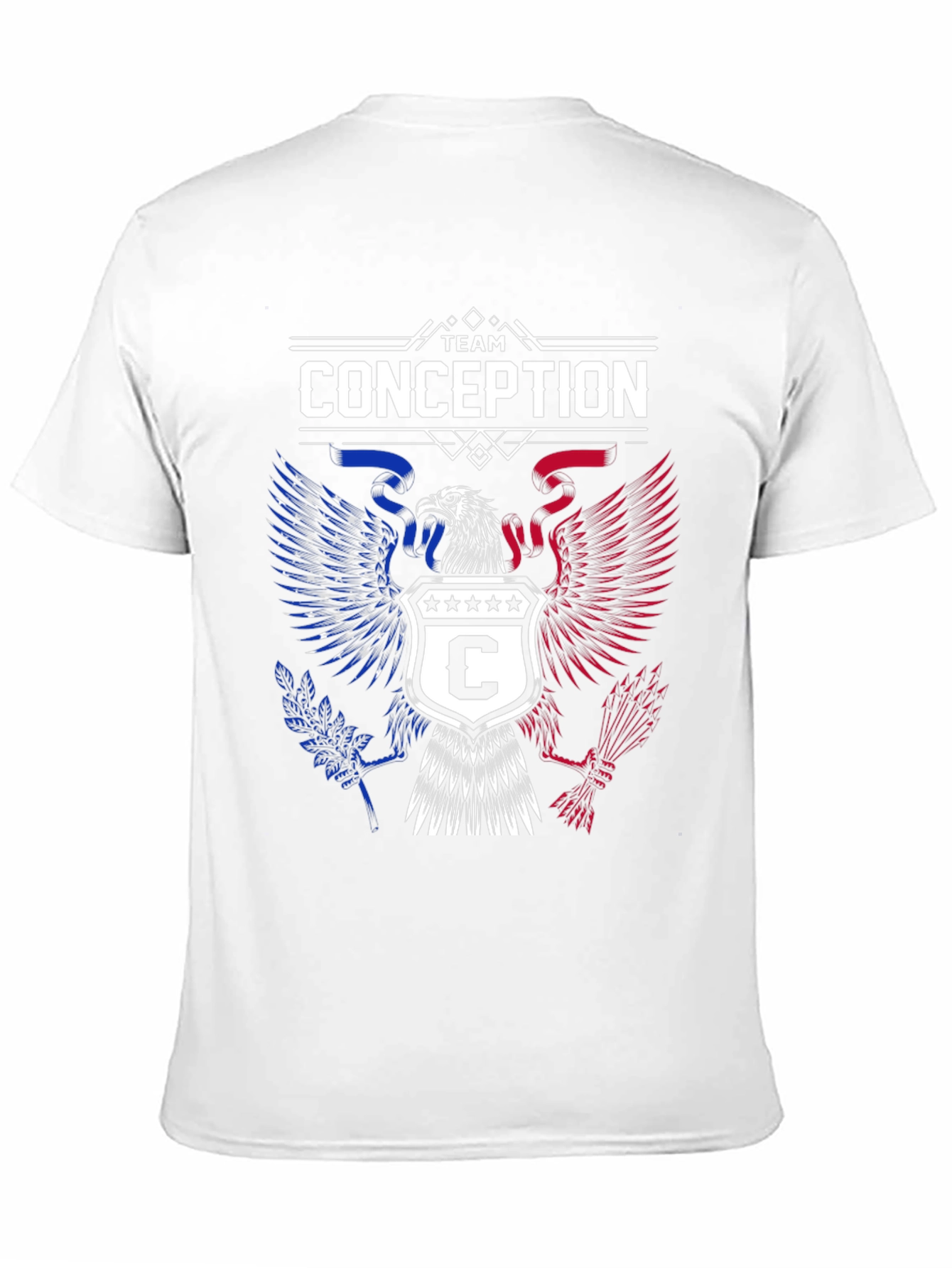 Team Conception T-Shirt - Patriotic Eagle Design