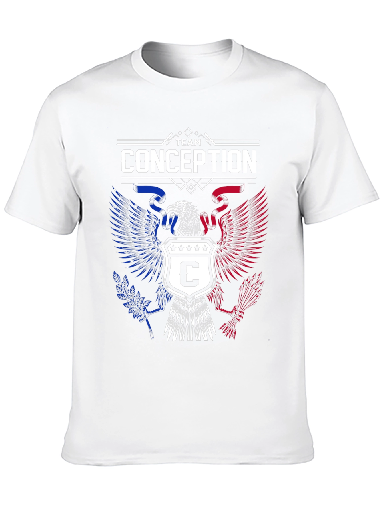 Team Conception T-Shirt - Patriotic Eagle Design