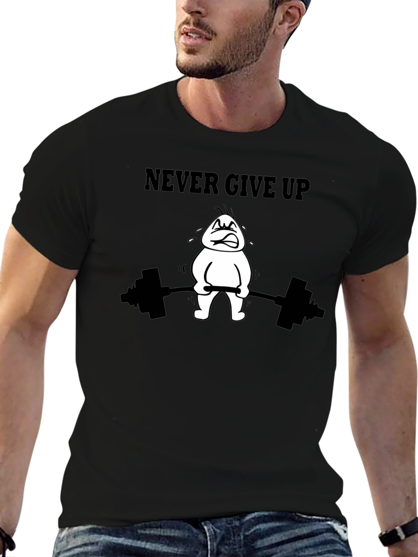 Never Give Up Graphic T-Shirt