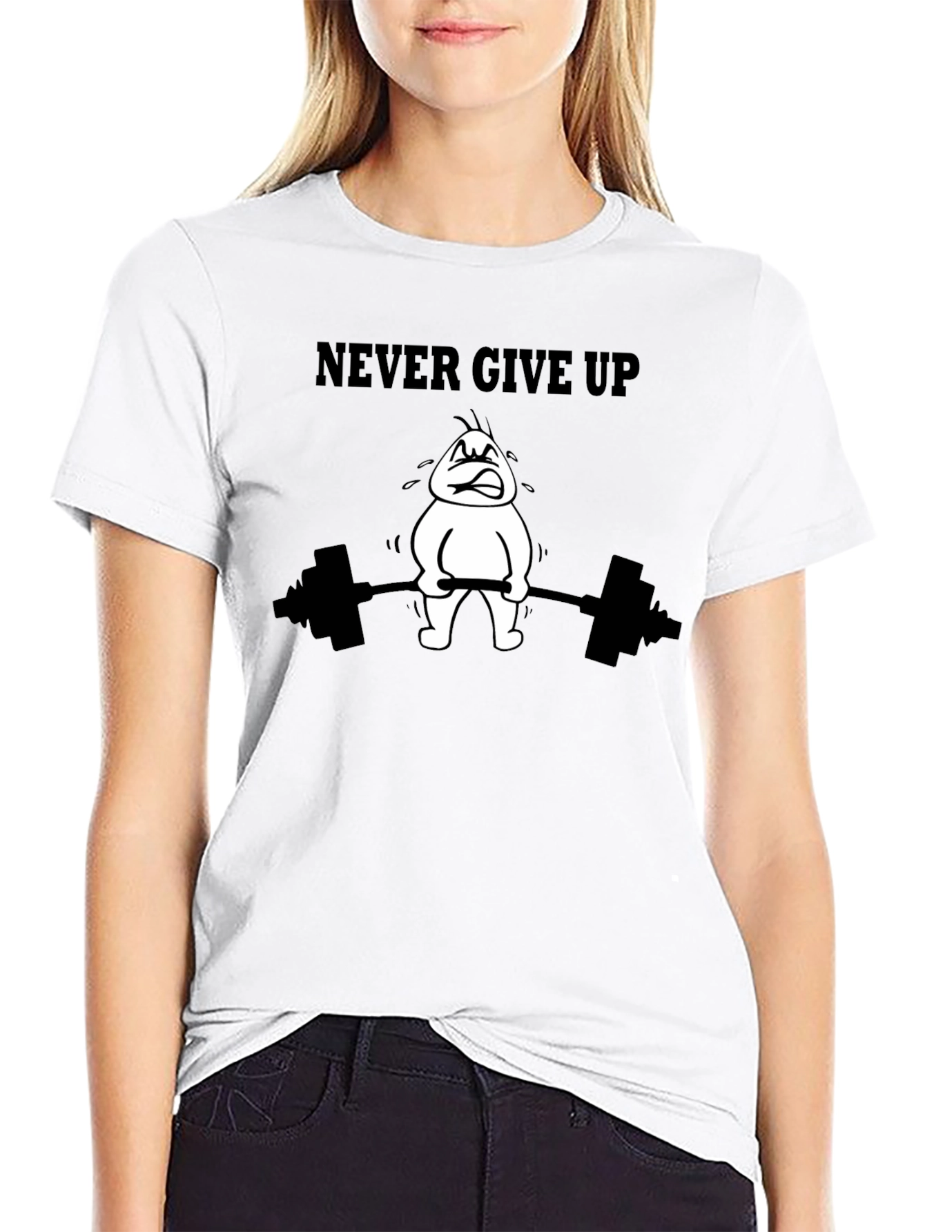 Never Give Up Graphic T-Shirt