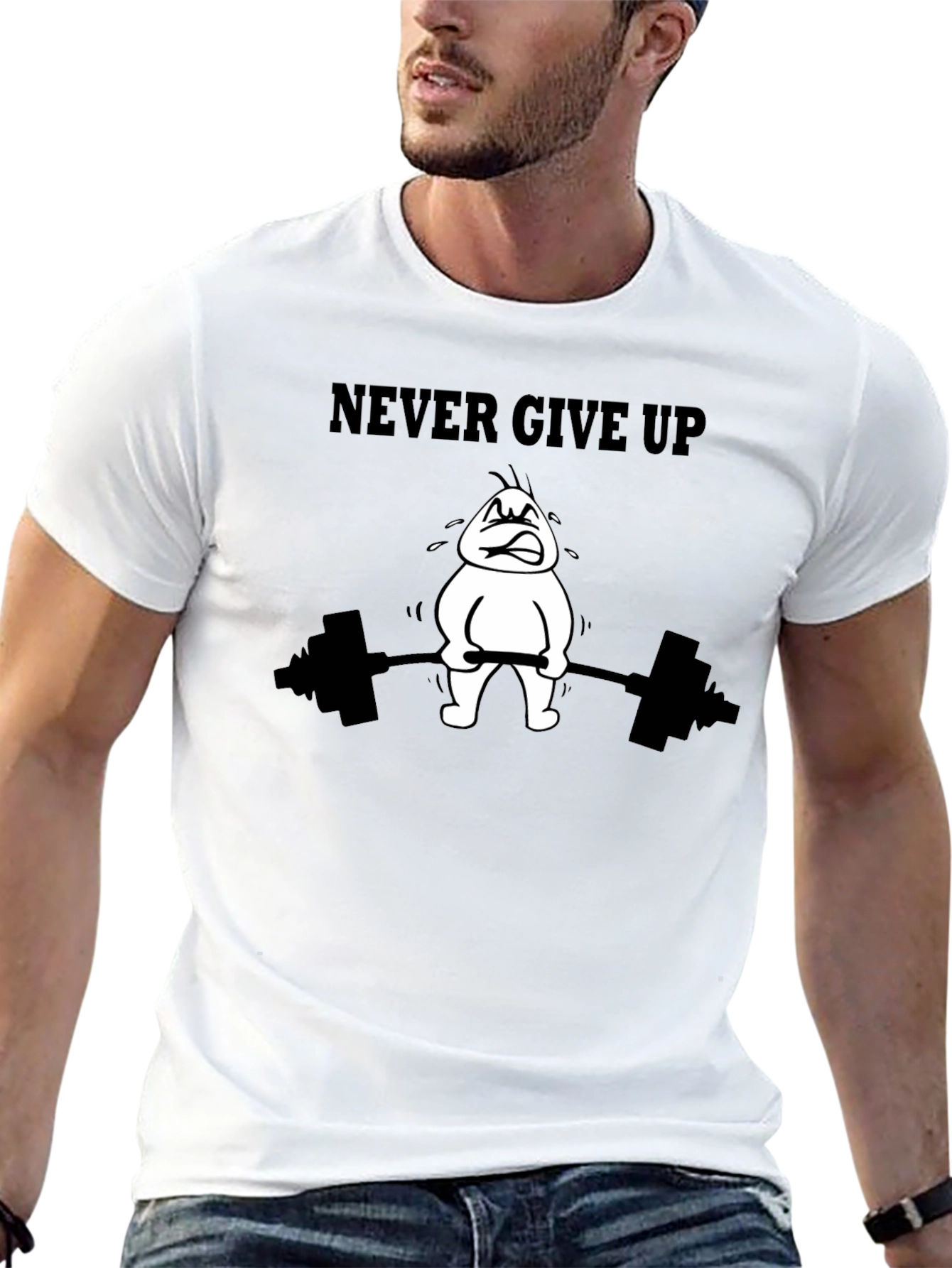 Never Give Up Graphic T-Shirt