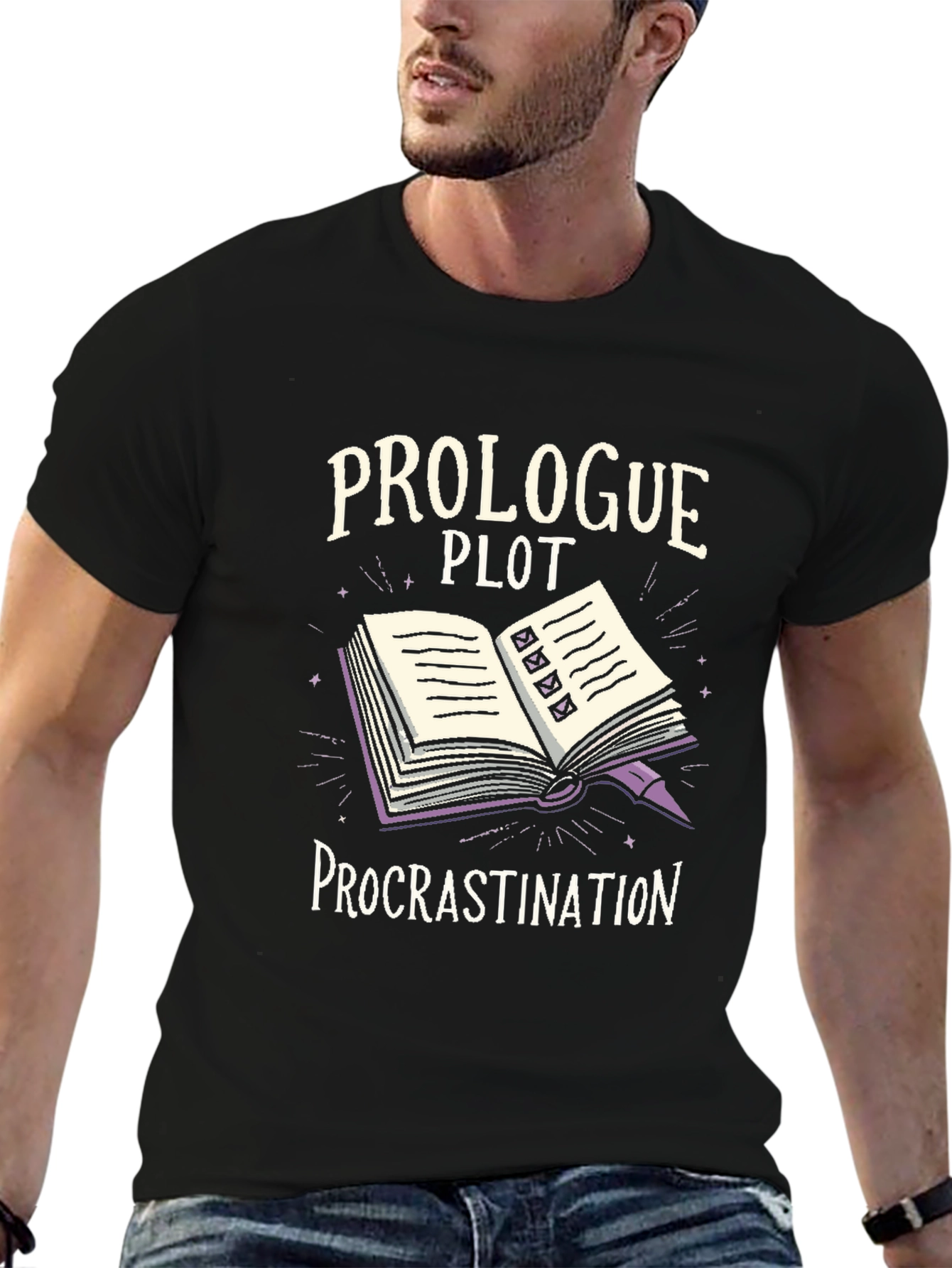 Writers Block T-Shirt - Prologue Plot Procrastination