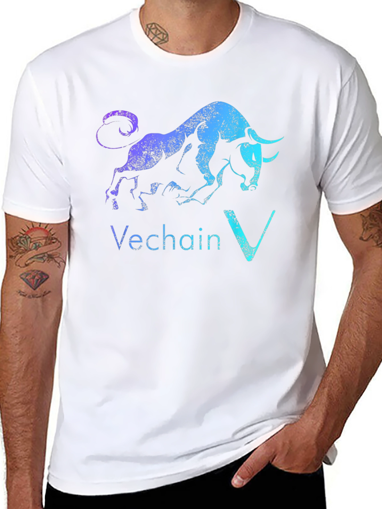 VeChain Bull Crypto T-Shirt